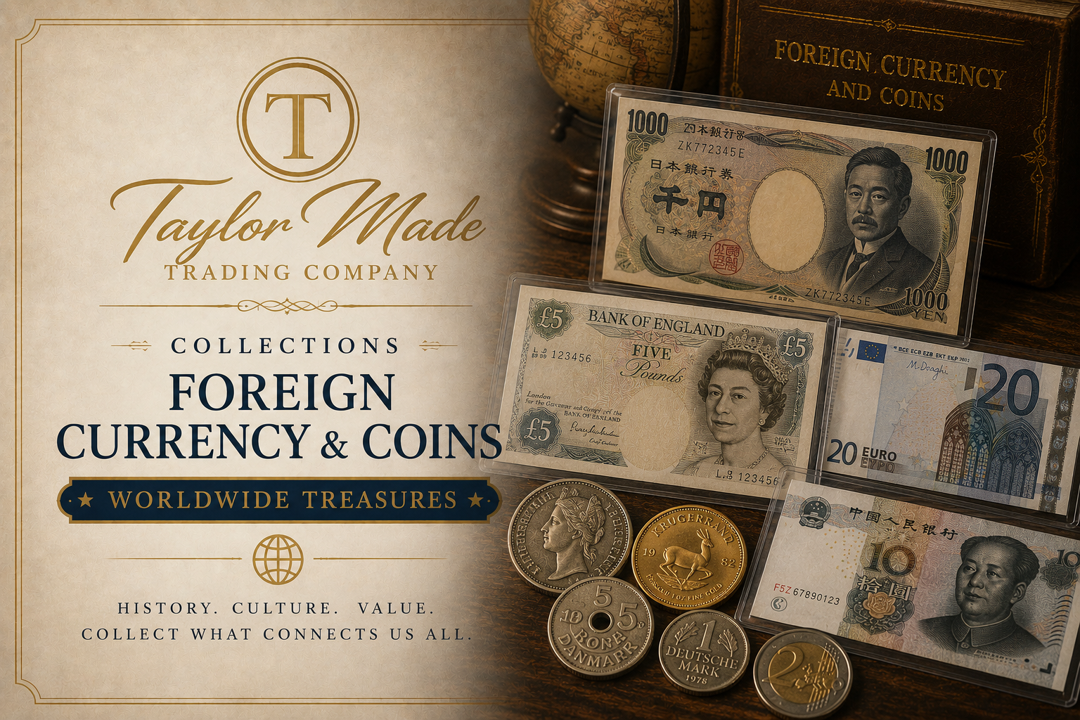 FOREIGN CURRENCY AND COINS