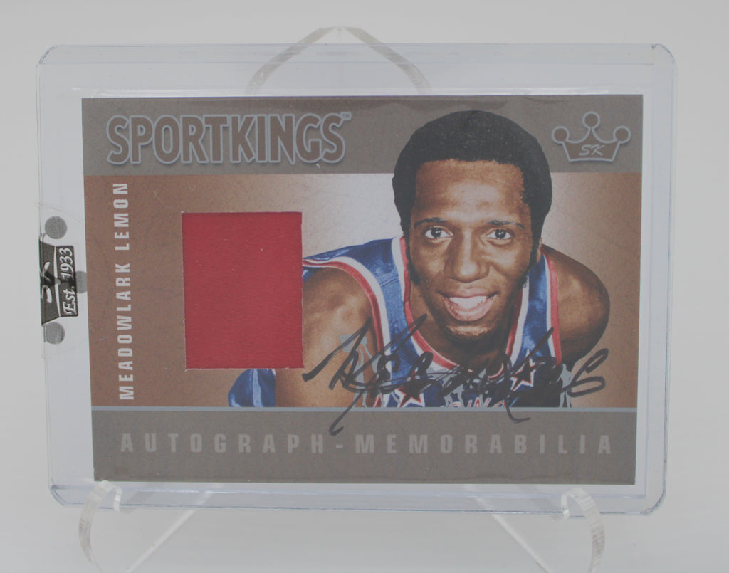 Sport Kings Meadowlark Lemon Autograph-Memorabilia Card