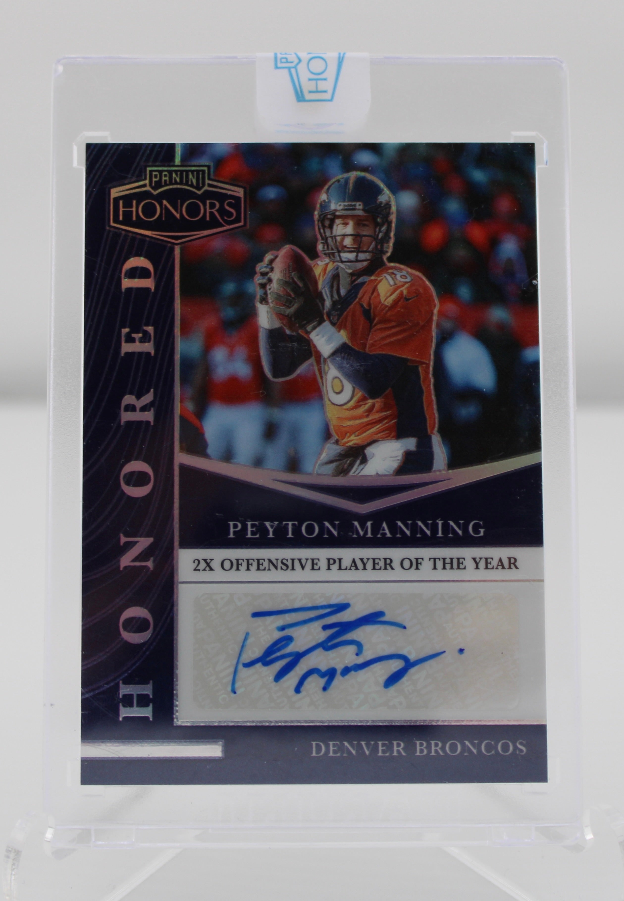 2022 Panini Honors Peyton Manning Honored On-Card Auto /10