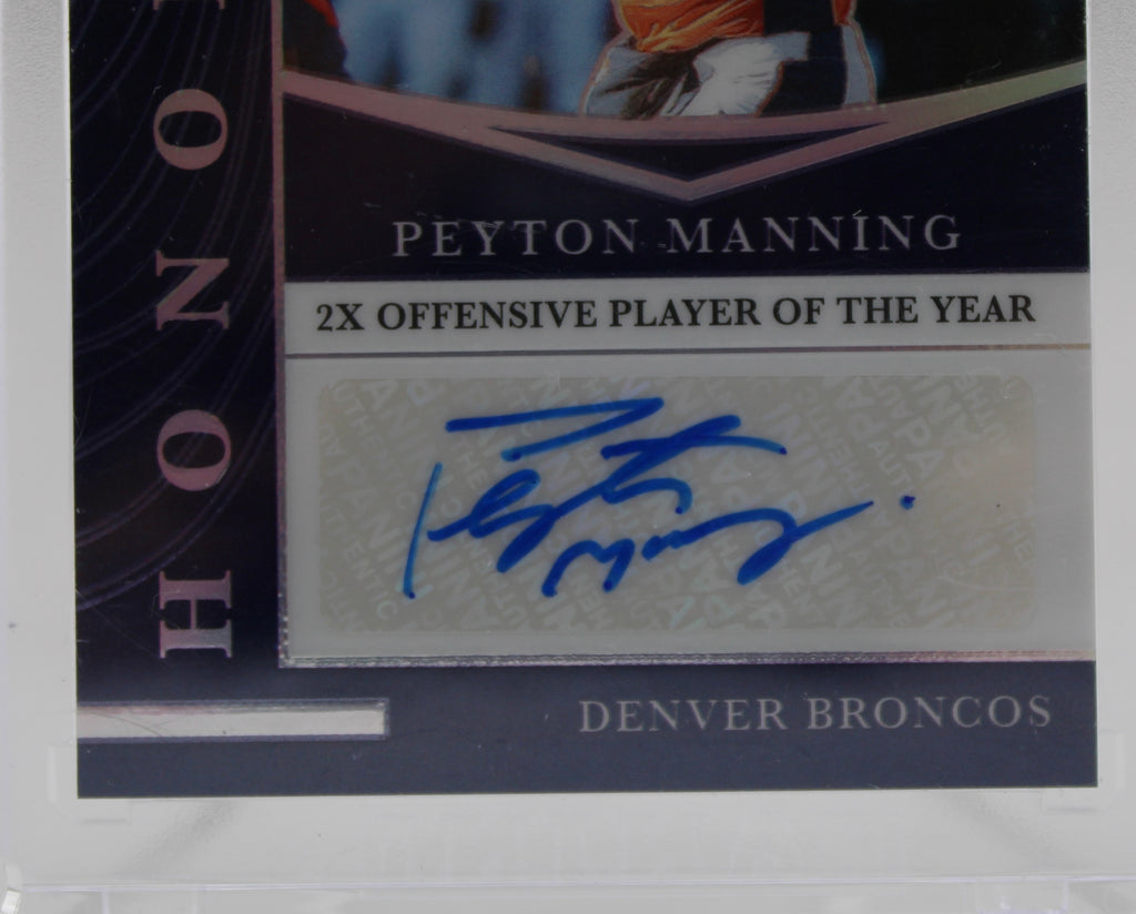 2022 Panini Honors Peyton Manning Honored On-Card Auto /10