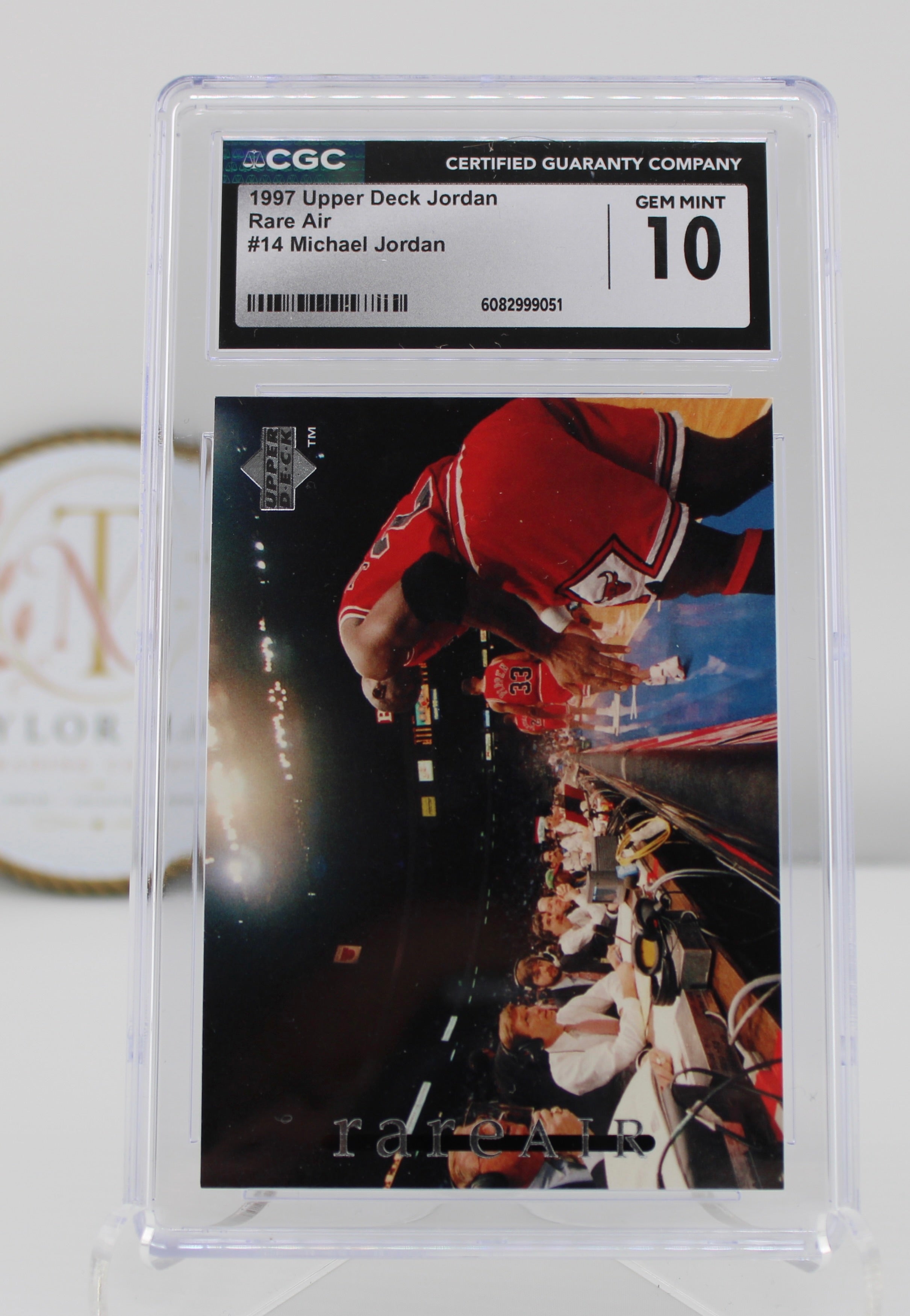 1997 Upper Deck Jordan Rare Air #14 Michael Jordan CGC 10 Gem Mint