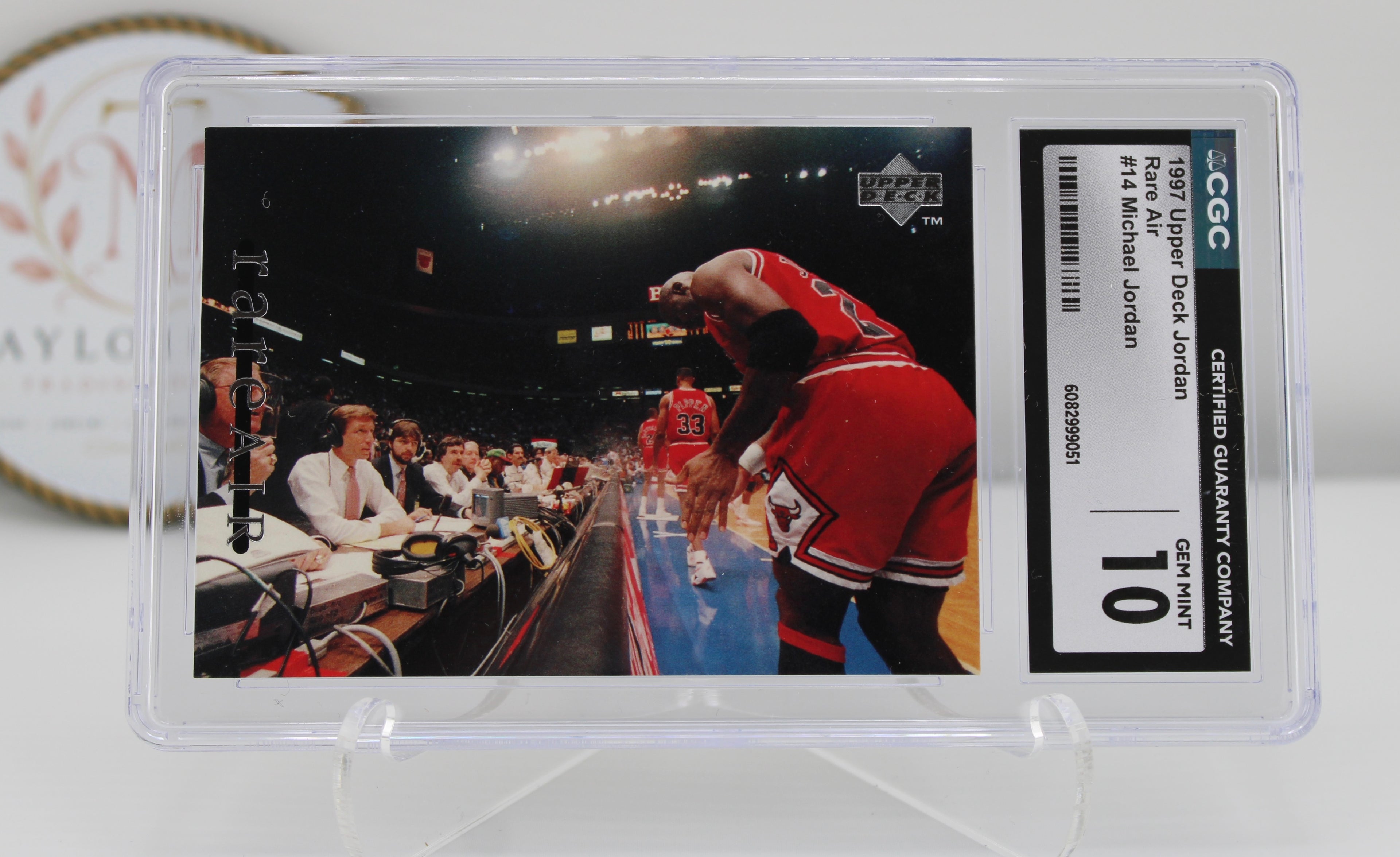 1997 Upper Deck Jordan Rare Air #14 Michael Jordan CGC 10 Gem Mint