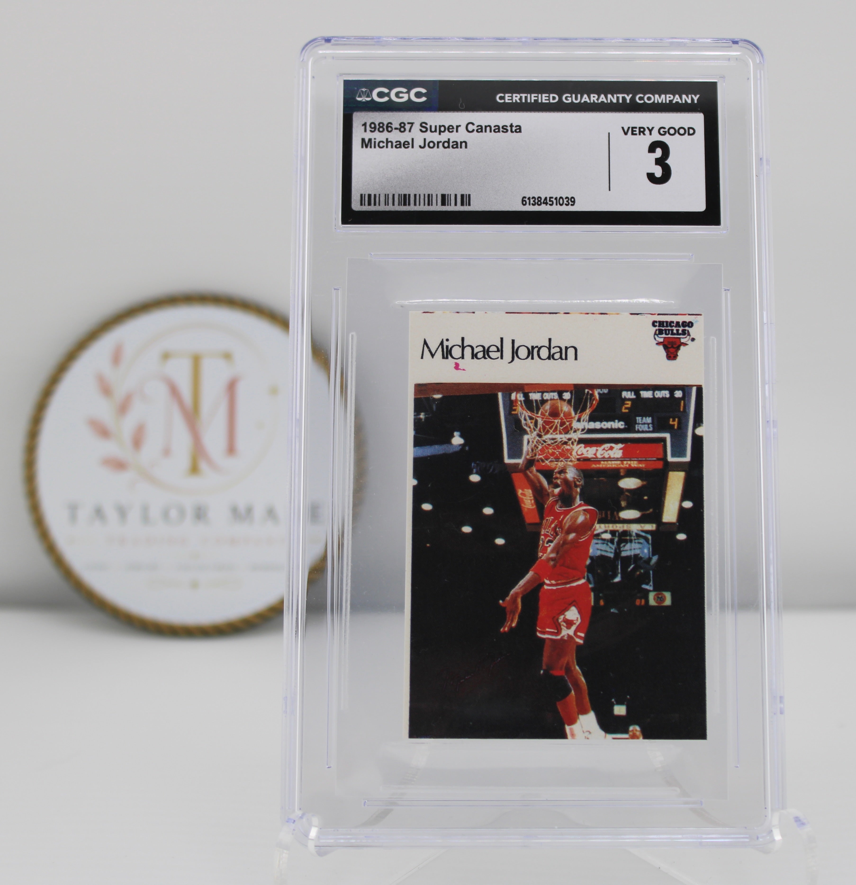 1986-87 Super Canasta Michael Jordan CGC 3 Very Good