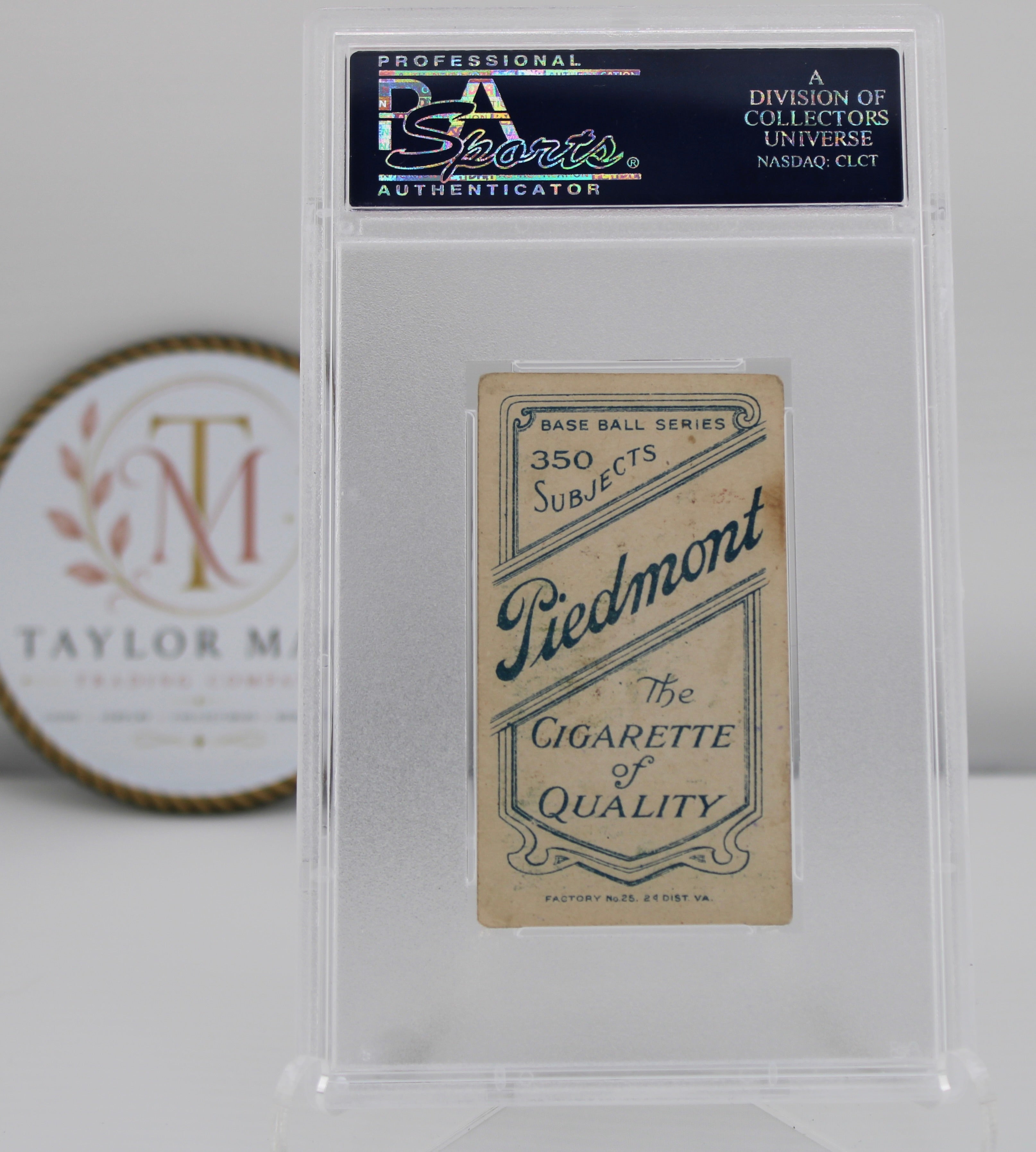 T206 Piedmont Johnny Bates Boston Nat'l PSA VG+ 3.5