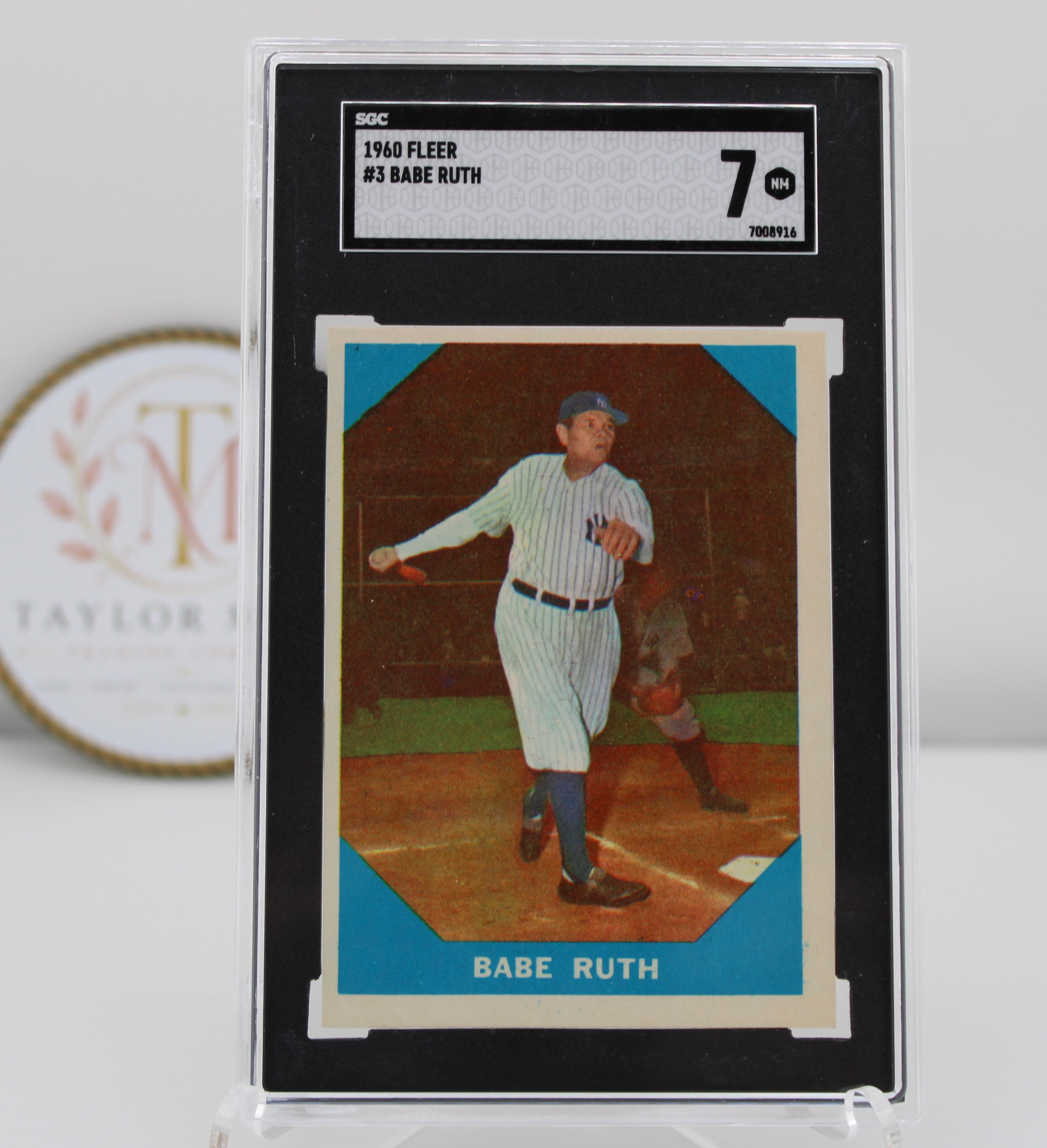 1960 Fleer #3 Babe Ruth Baseball Greats SGC 7 NM