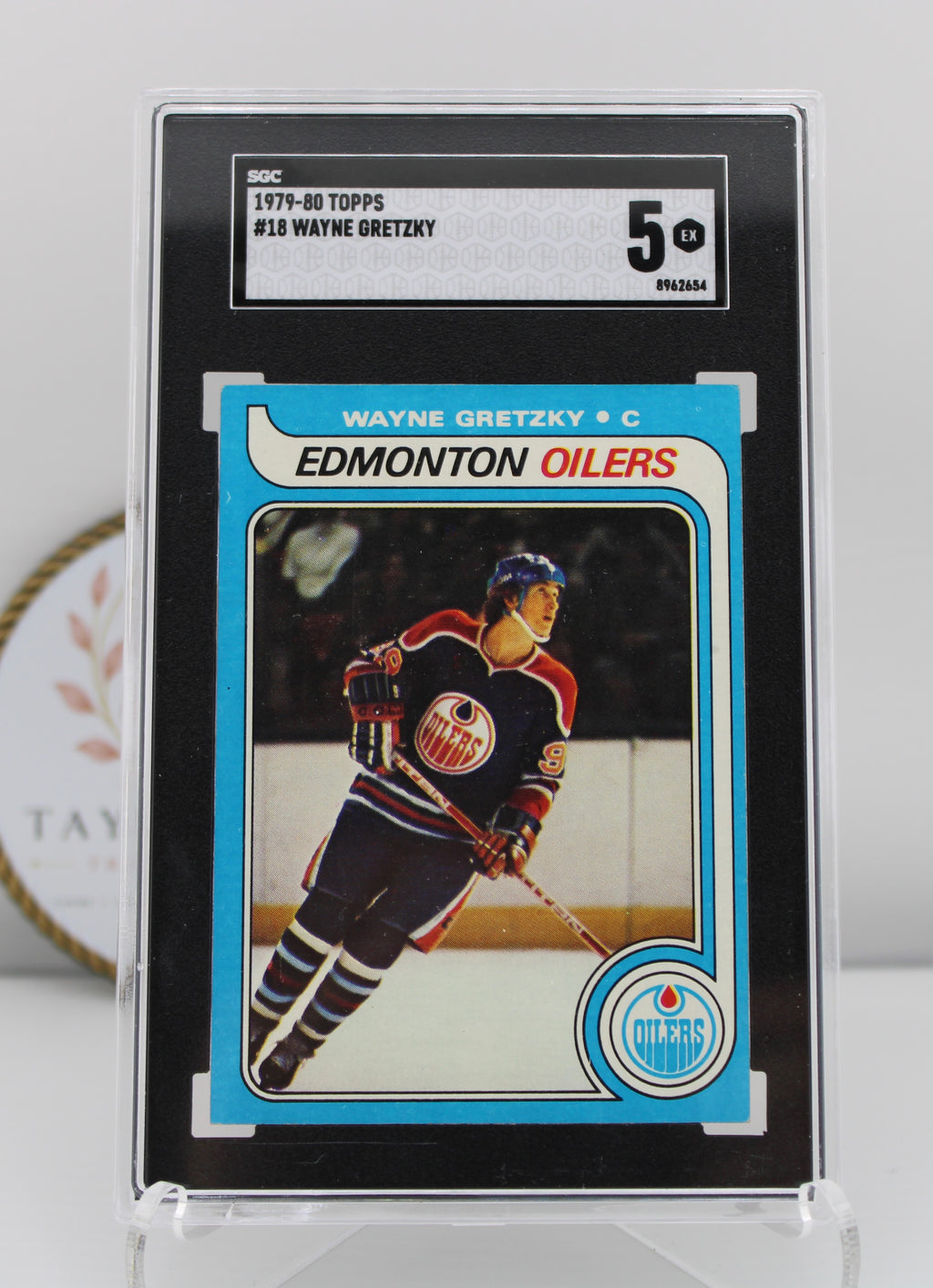 1979-80 Topps #18 Wayne Gretzky SGC 5 (EX) Rookie Card