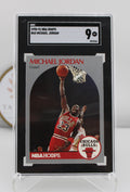 1990-91 NBA Hoops #65 Michael Jordan SGC 9 (Mint)