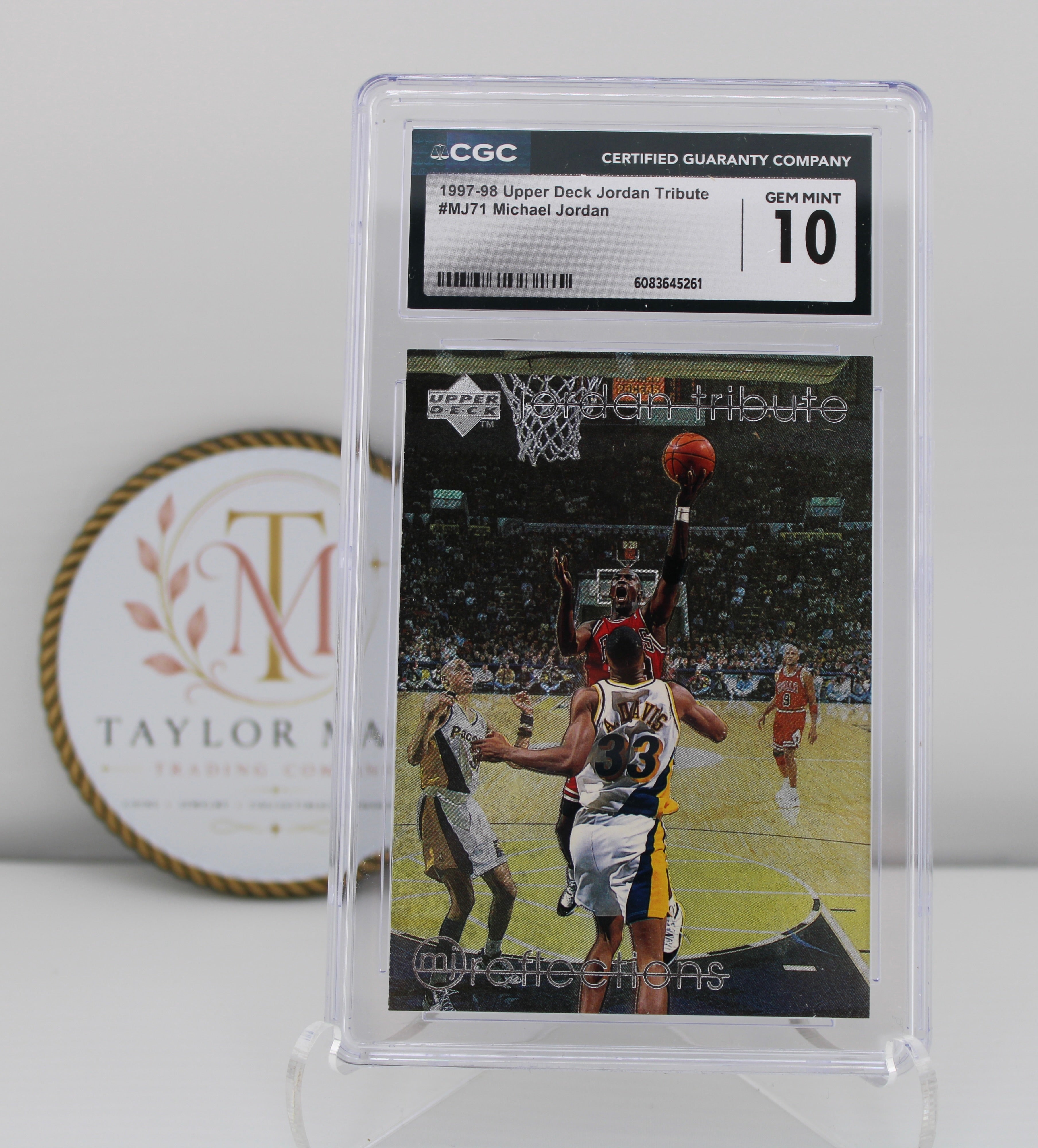 1997-98 Upper Deck Jordan Tribute MJ Reflections Michael Jordan #MJ71 CGC 10 Gem Mint – Chicago Bulls