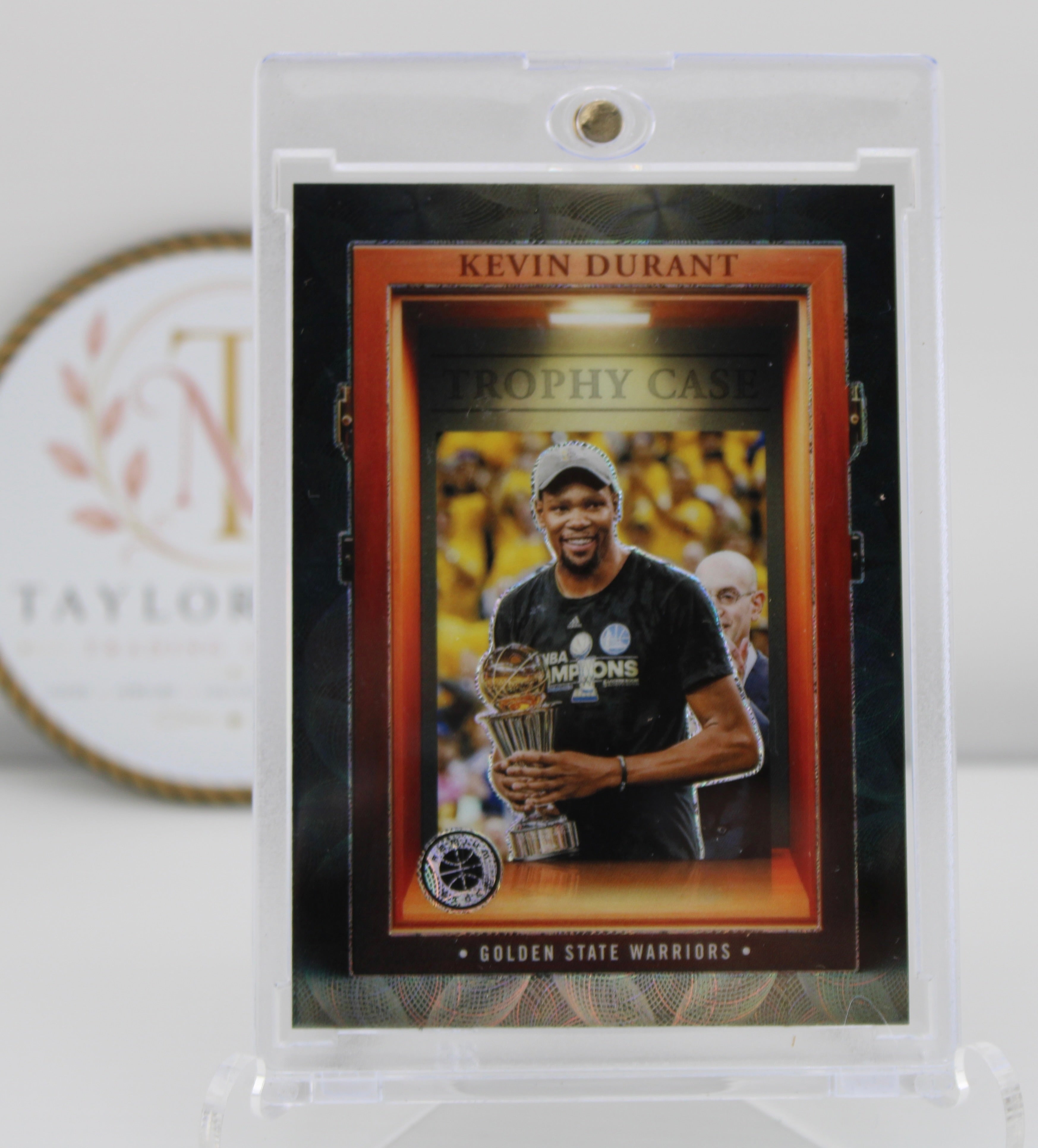 2023-24 Panini Premium Stock Kevin Durant Trophy Case #15 – Golden State Warriors