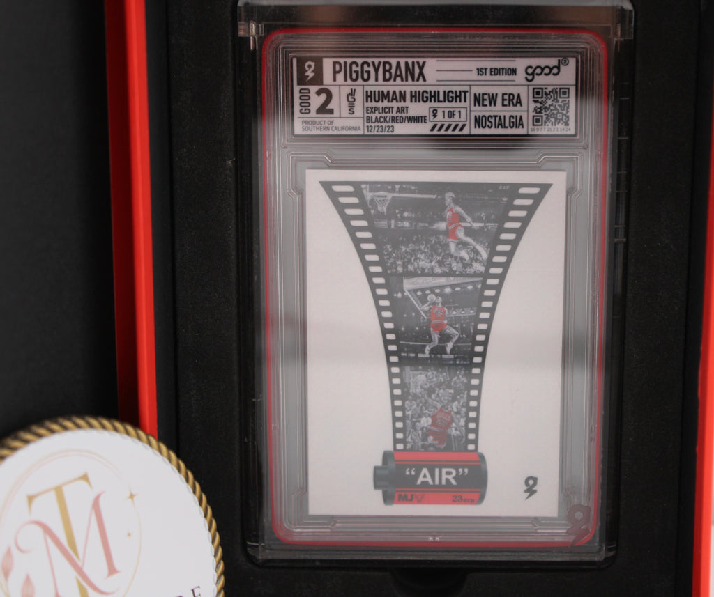 Piggybanx Michael Jordan Human Highlight 1st Edition – "AIR" (Good 2, 1/1)