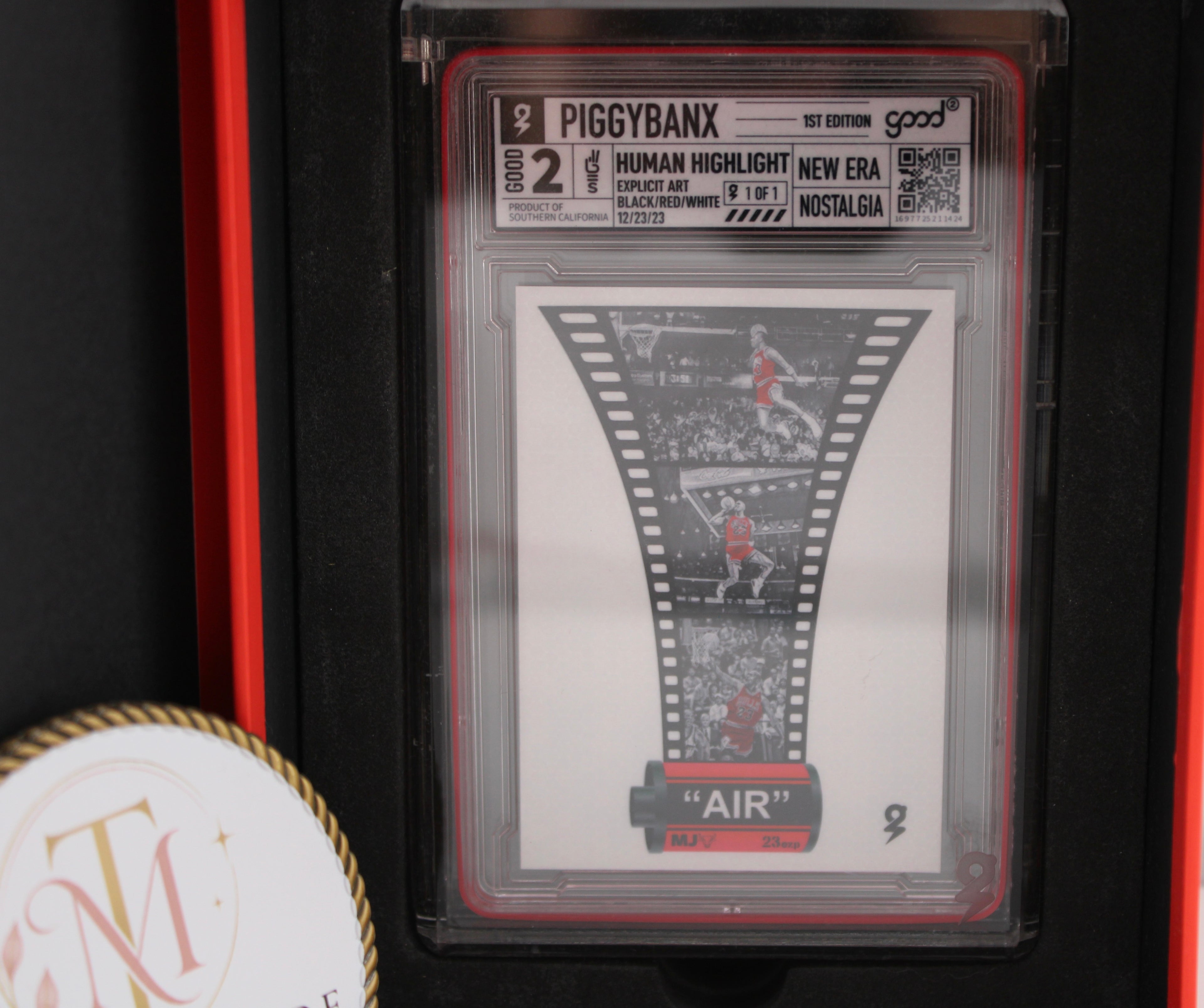 Piggybanx Michael Jordan Human Highlight 1st Edition – "AIR" (Good 2, 1/1)