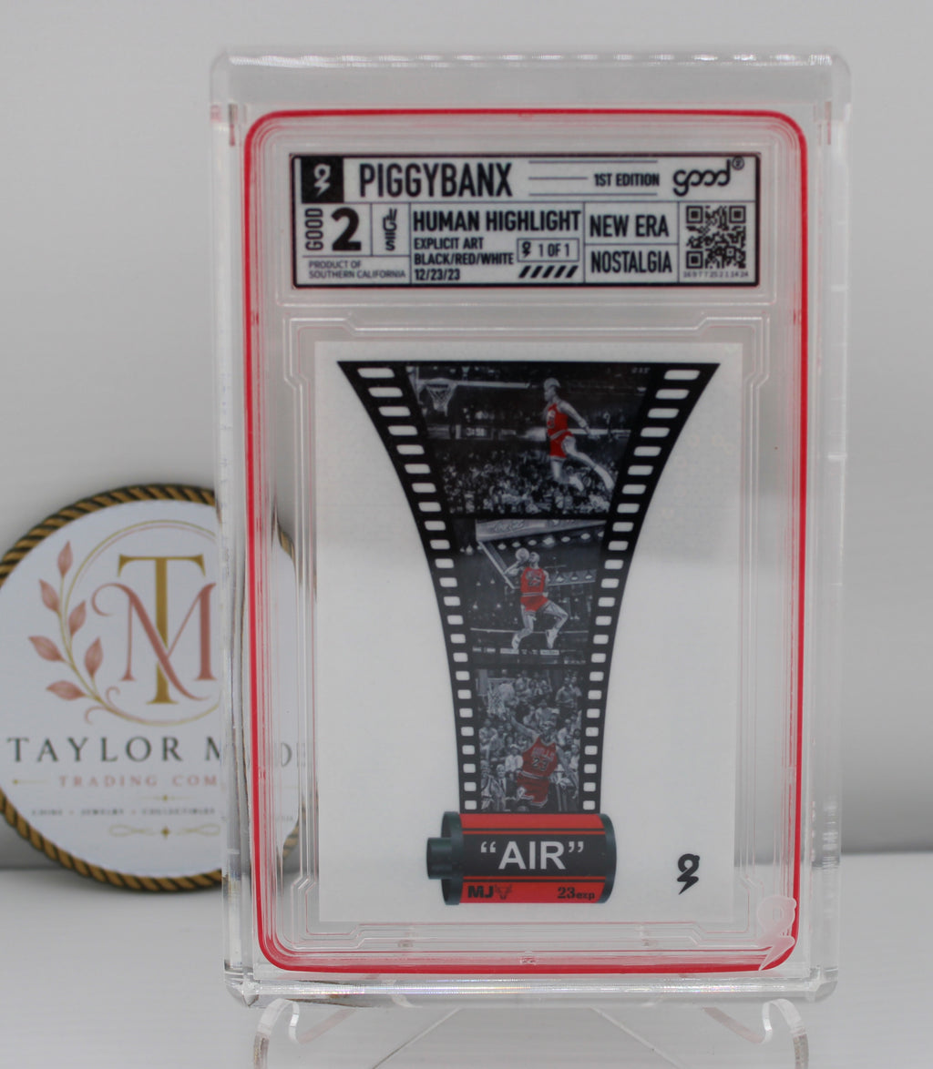 Piggybanx Michael Jordan Human Highlight 1st Edition – "AIR" (Good 2, 1/1)