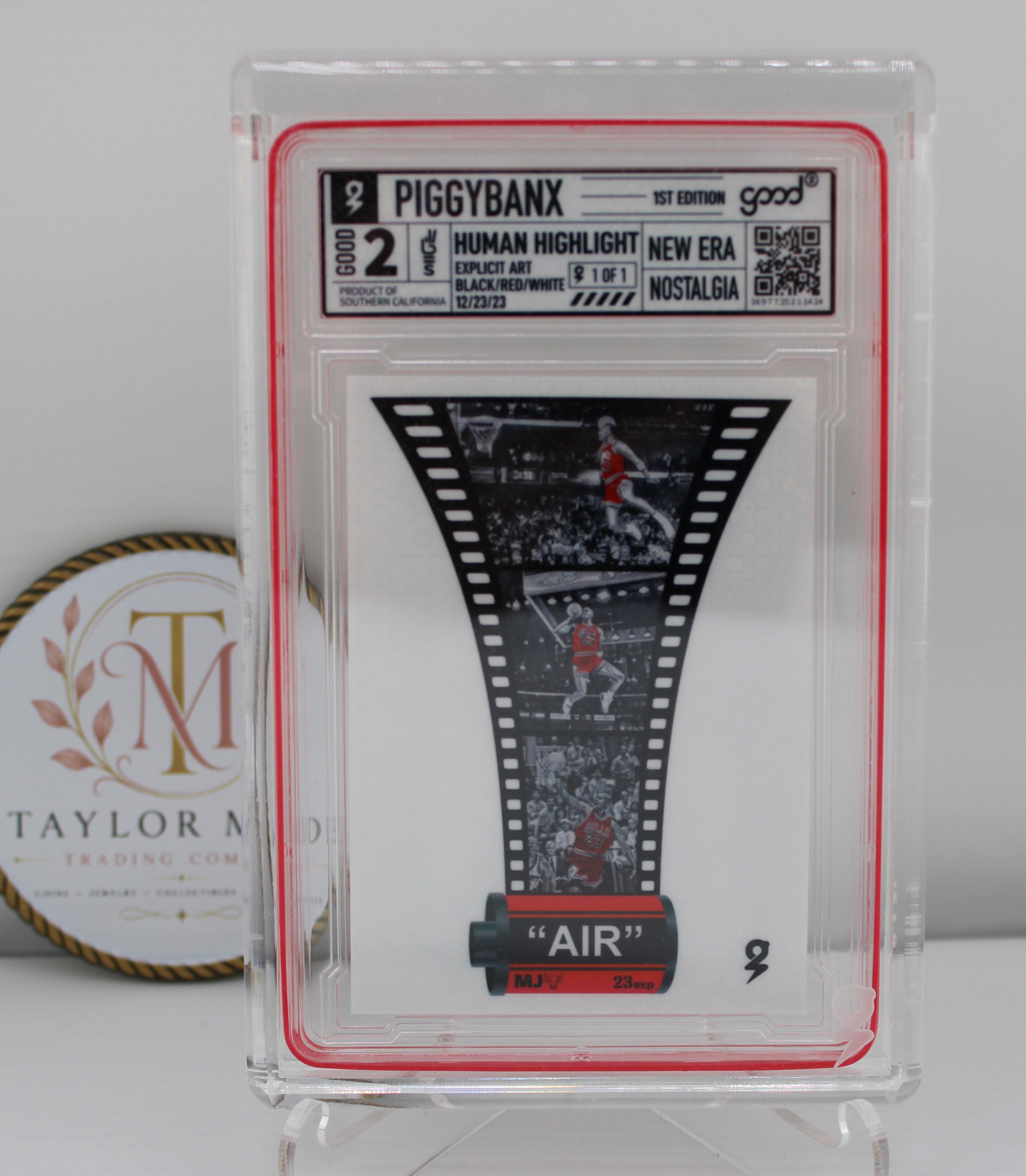 Piggybanx Michael Jordan Human Highlight 1st Edition – "AIR" (Good 2, 1/1)