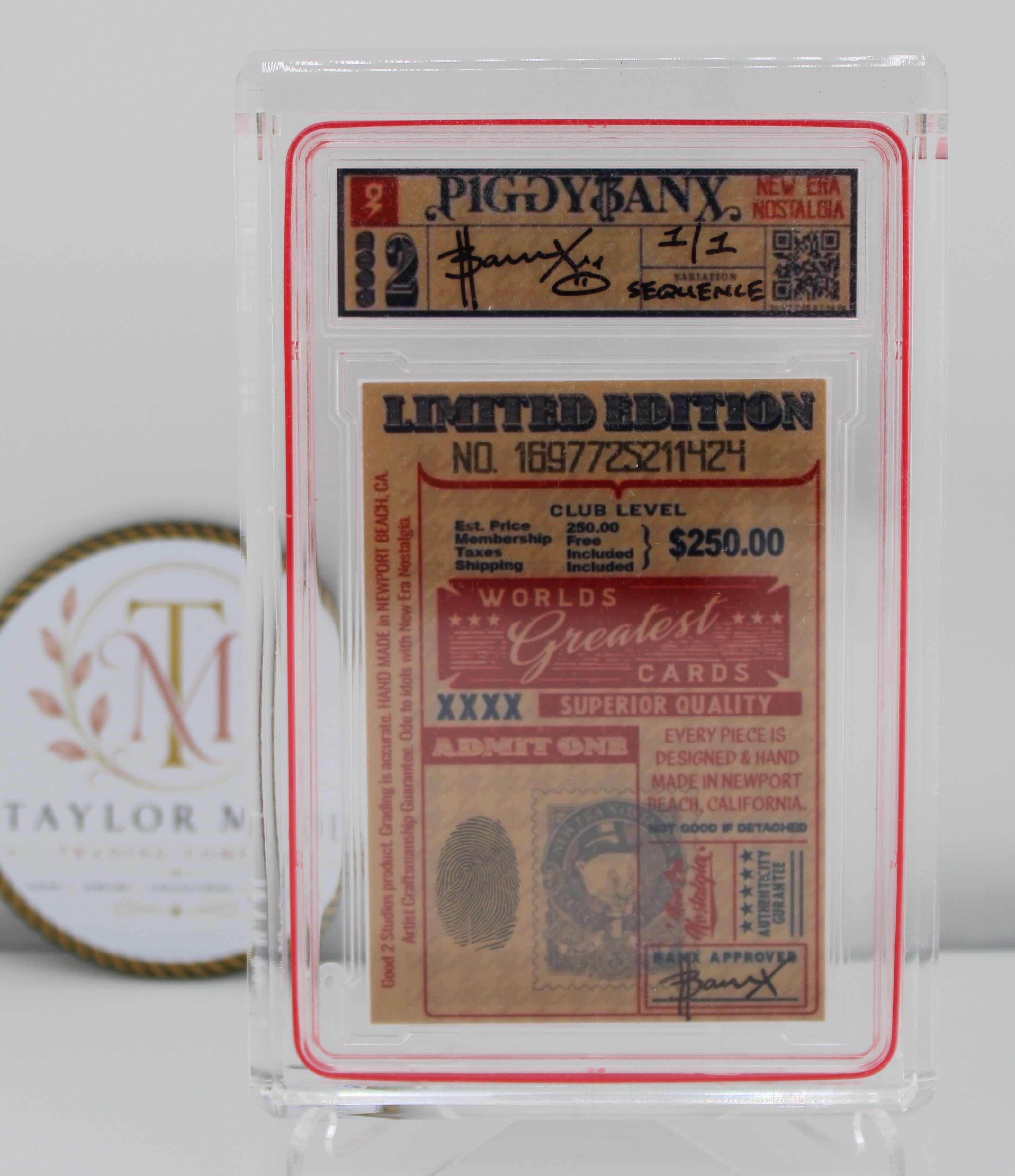 Piggybanx Michael Jordan Human Highlight 1st Edition – "AIR" (Good 2, 1/1)