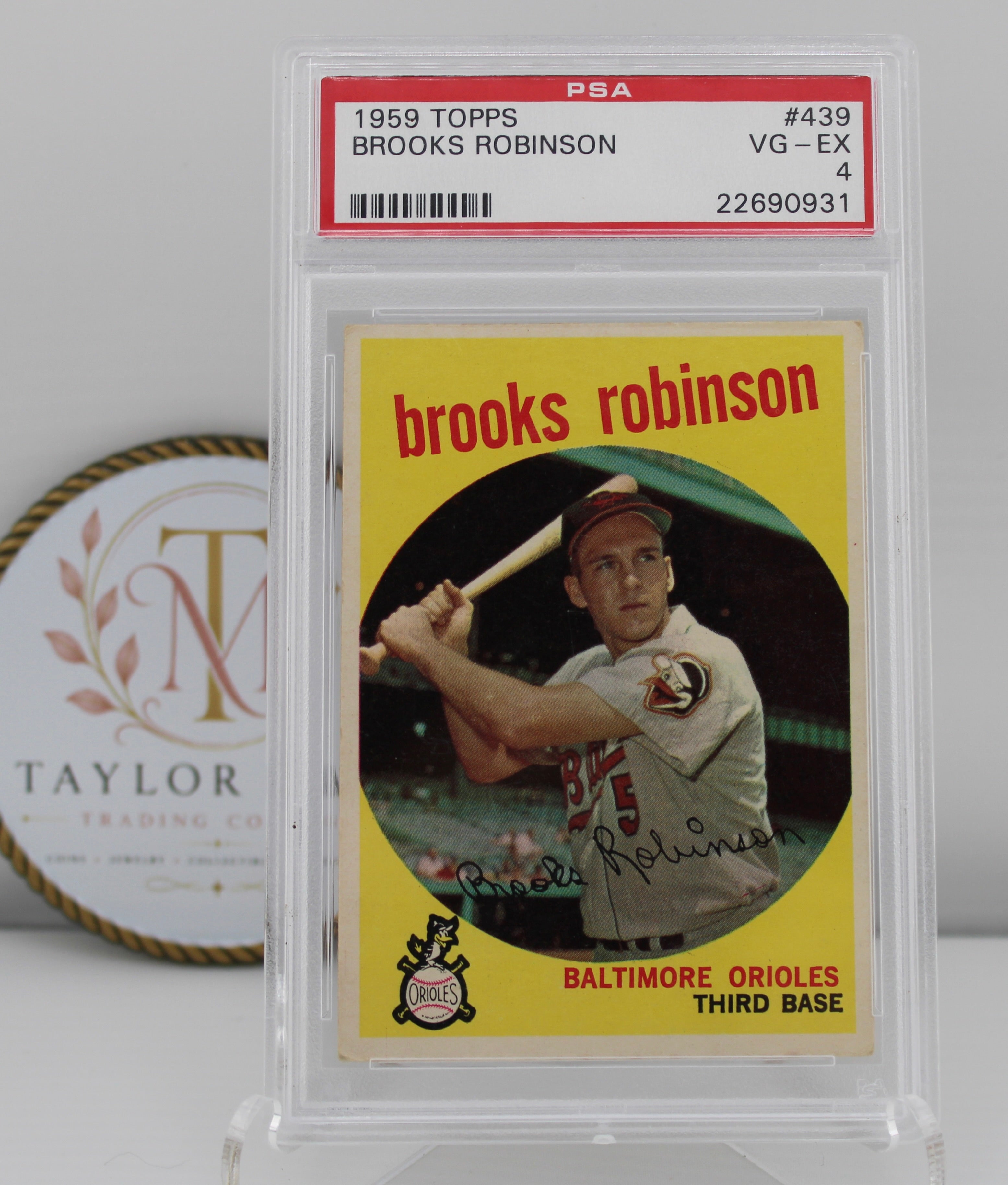 1959 Topps Brooks Robinson #439 PSA 4 VG-EX Baltimore Orioles
