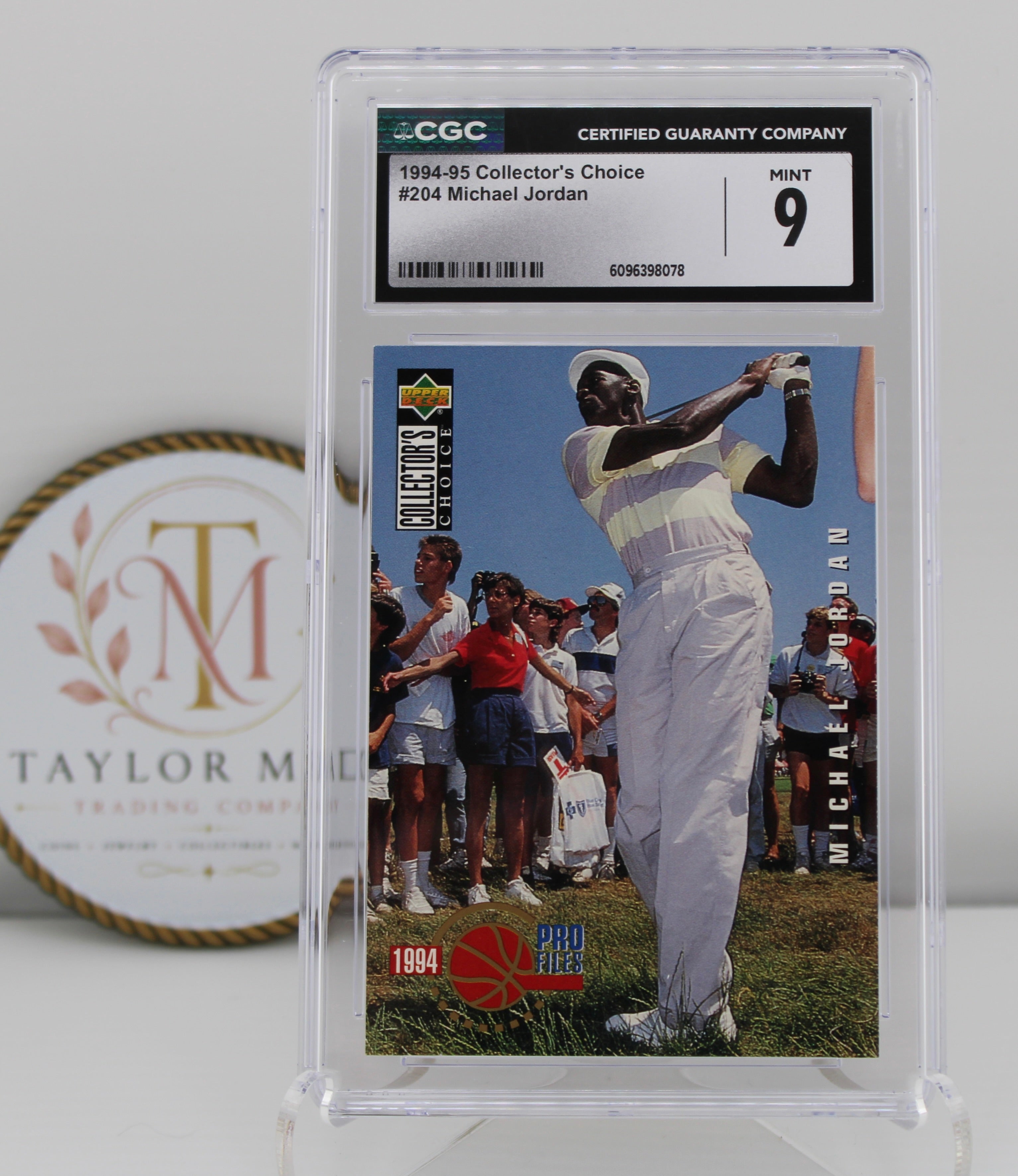 1994-95 Upper Deck Collector's Choice Pro Files Michael Jordan #204 CGC 9 Mint