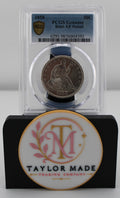 1858 Seated Liberty Half Dollar 50C PCGS Genuine Bent-XF Detail