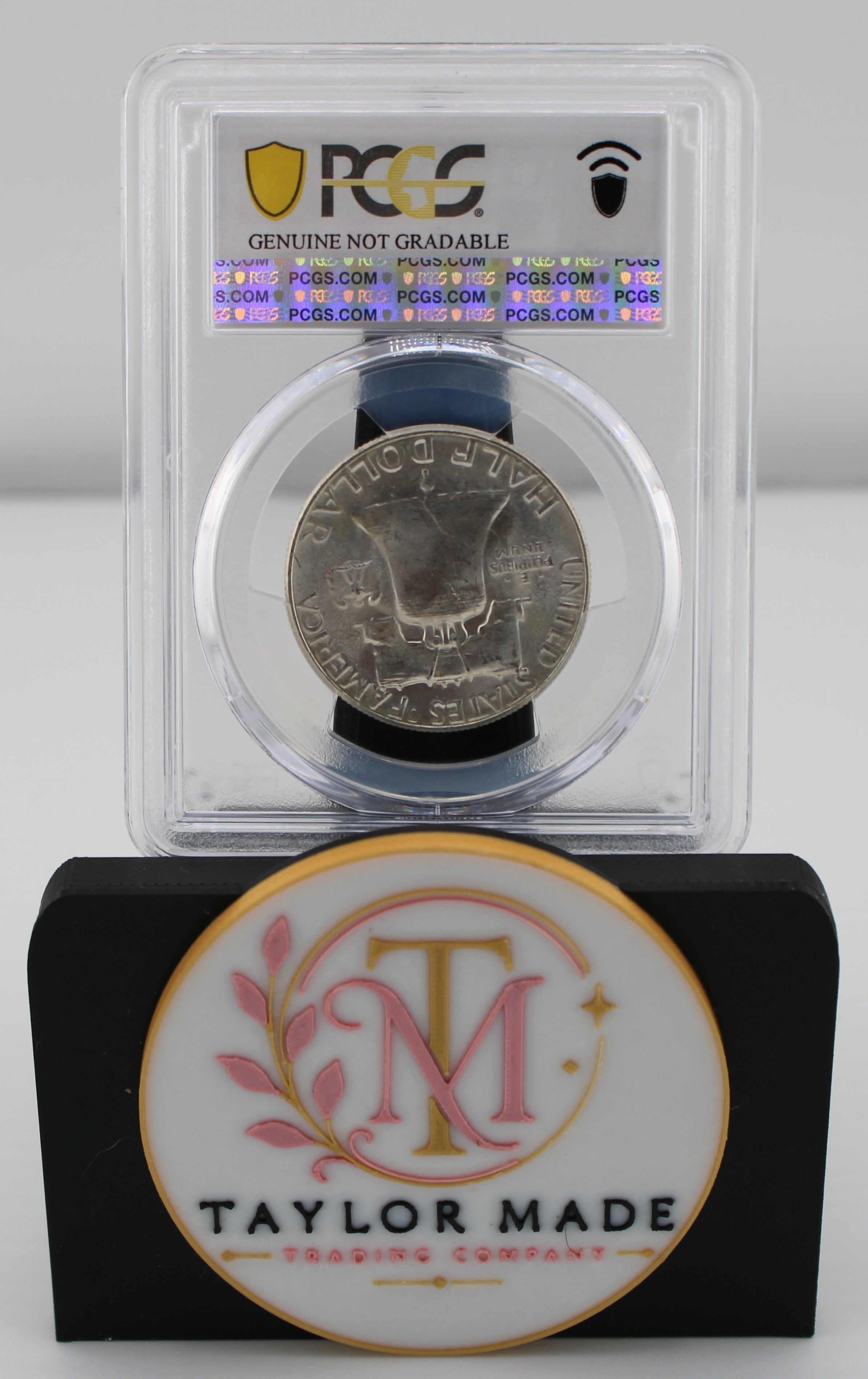 1957 Franklin Half Dollar 50C PCGS Genuine Wheel Mark-UNC Detail