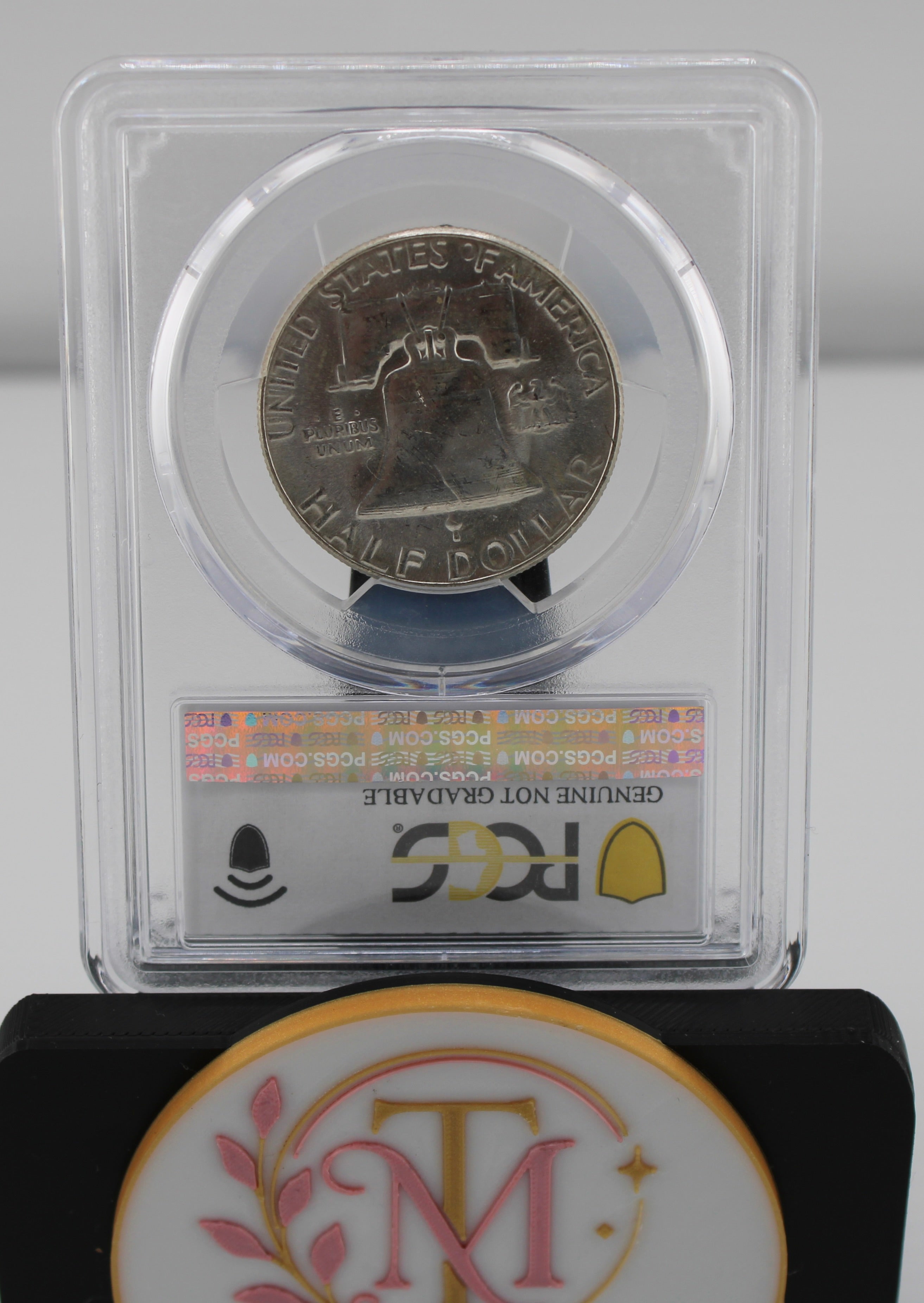 1957 Franklin Half Dollar 50C PCGS Genuine Wheel Mark-UNC Detail