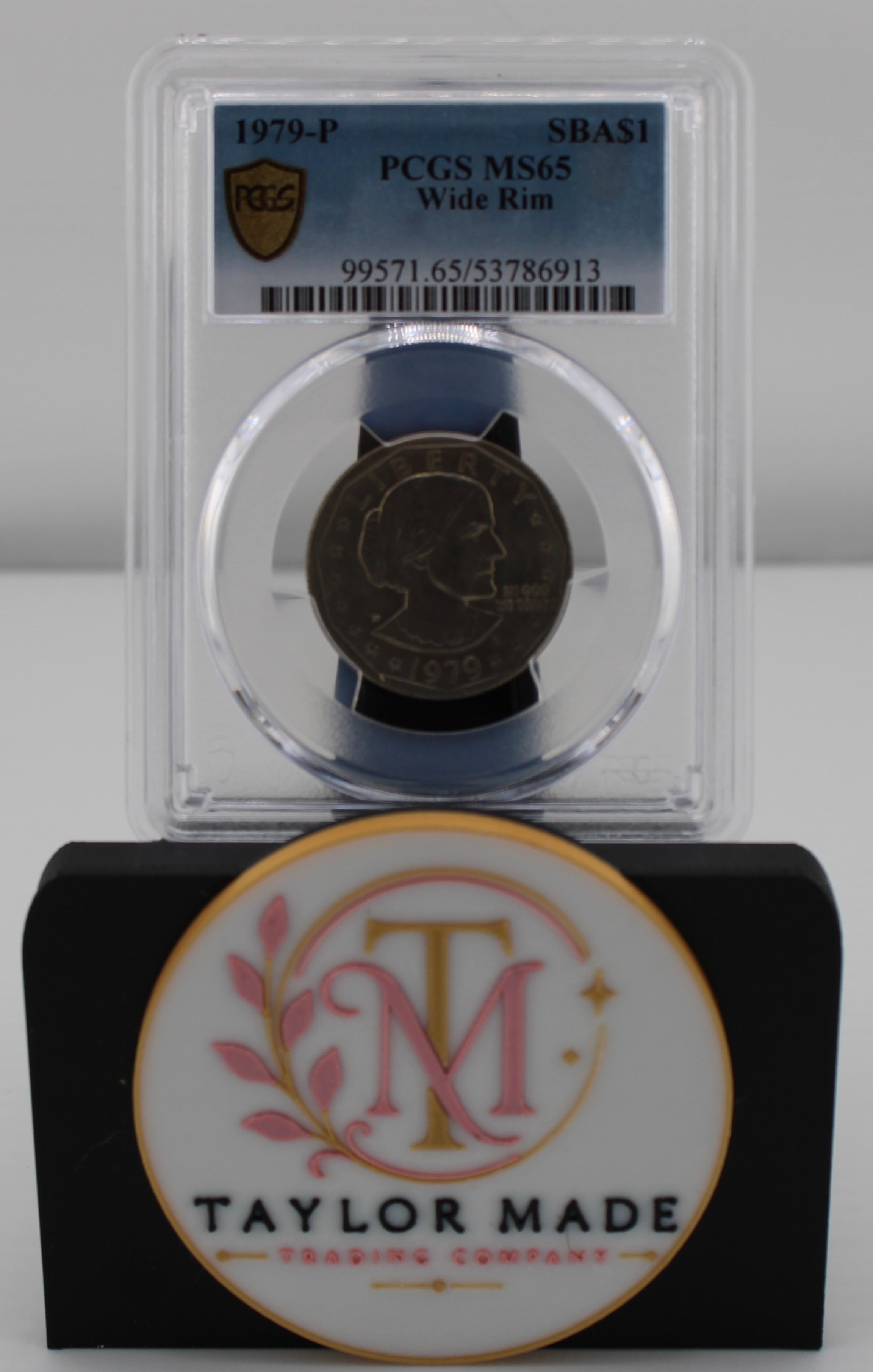 1979-P Susan B. Anthony Dollar SBA$1 PCGS MS65 Wide Rim