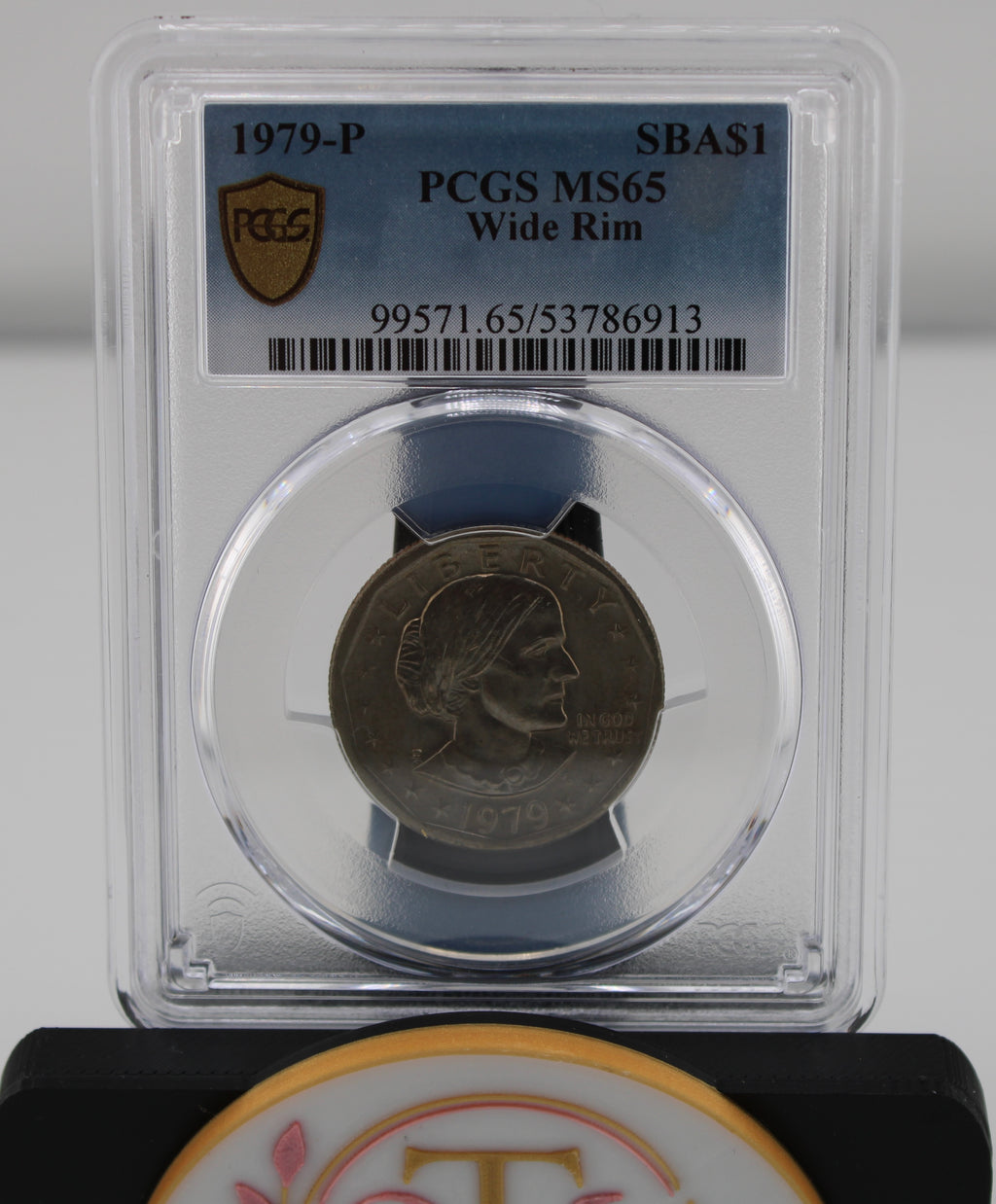 1979-P Susan B. Anthony Dollar SBA$1 PCGS MS65 Wide Rim
