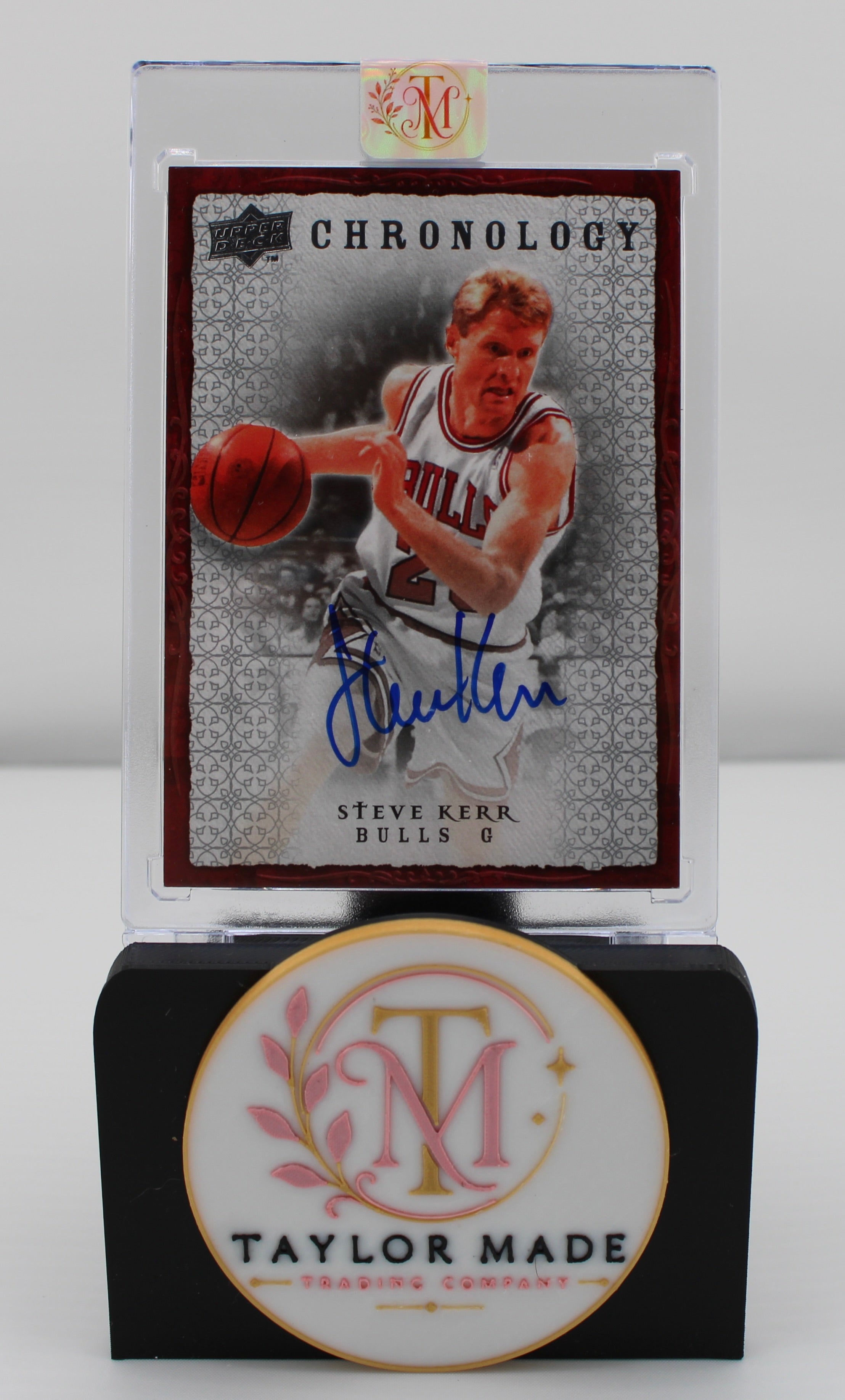 2007-08 Upper Deck Chronology Steve Kerr Autograph Card #86 Chicago Bulls