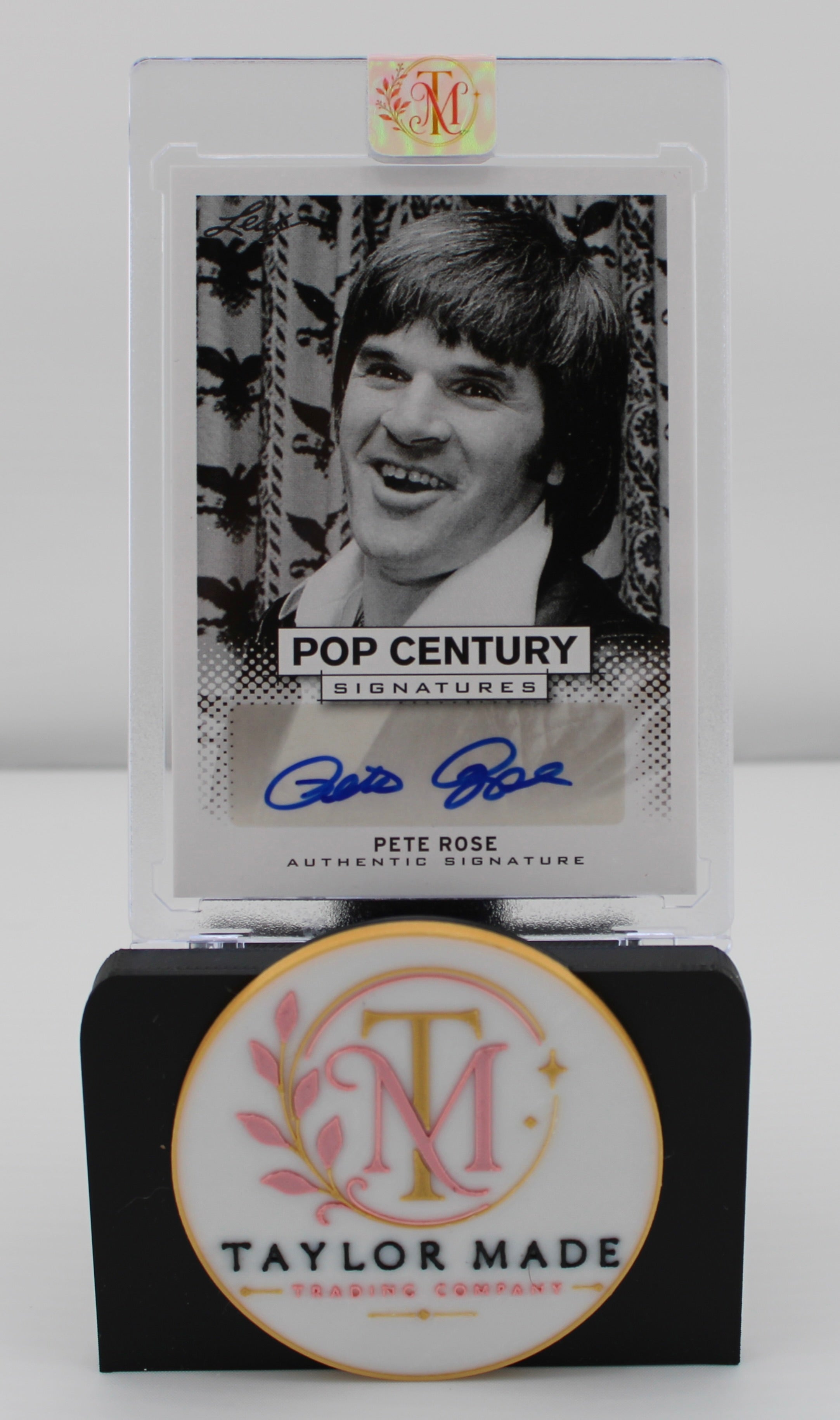 2013 Leaf Pop Century Signatures Pete Rose Autograph #BA-PR1 - Front