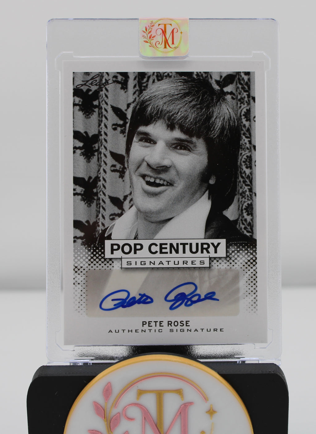 2013 Leaf Pop Century Signatures Pete Rose Autograph #BA-PR1