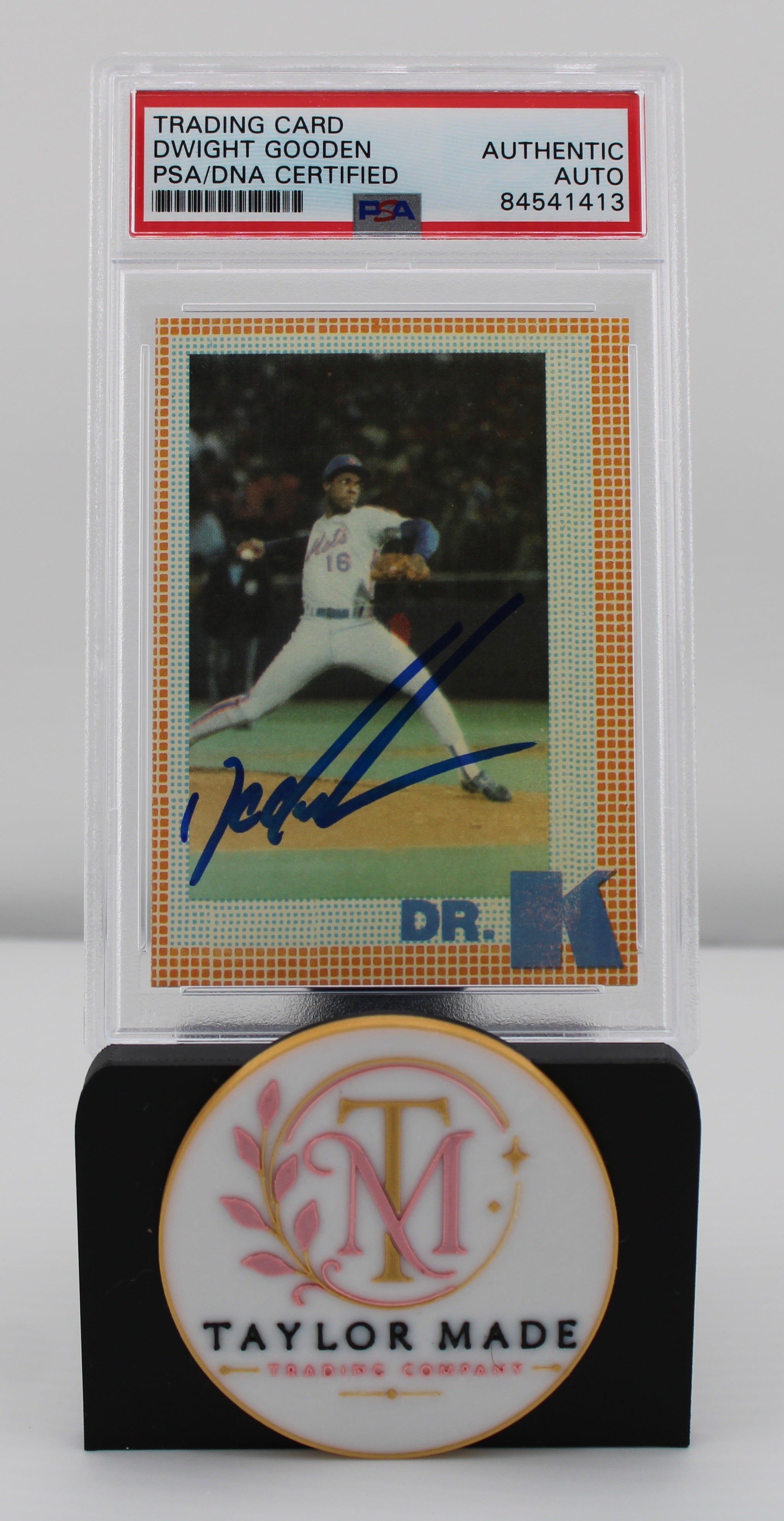 Dwight Gooden "Dr. K" Signed Trading Card PSA/DNA Certified Authentic Auto