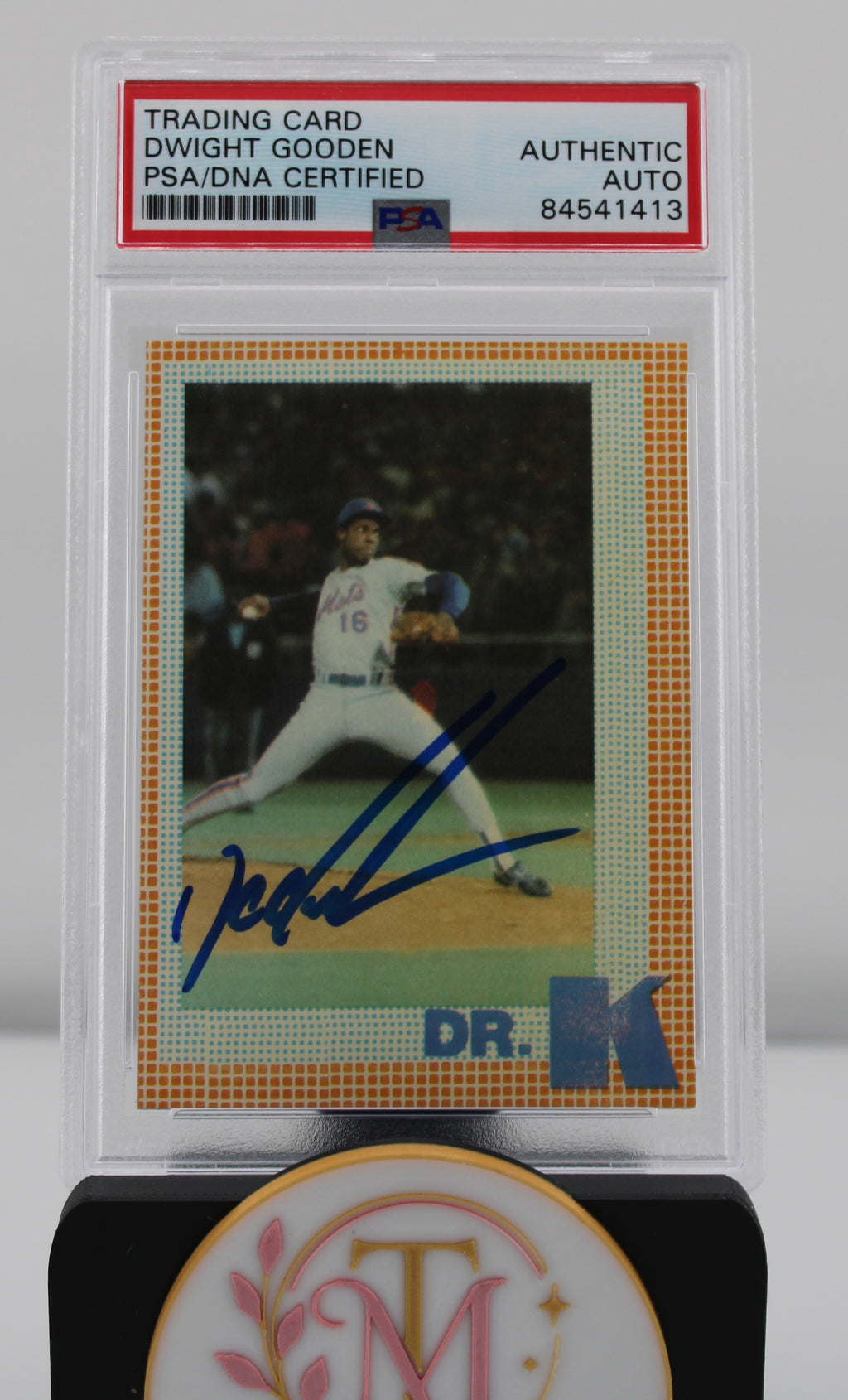 Dwight Gooden "Dr. K" Signed Trading Card PSA/DNA Certified Authentic Auto