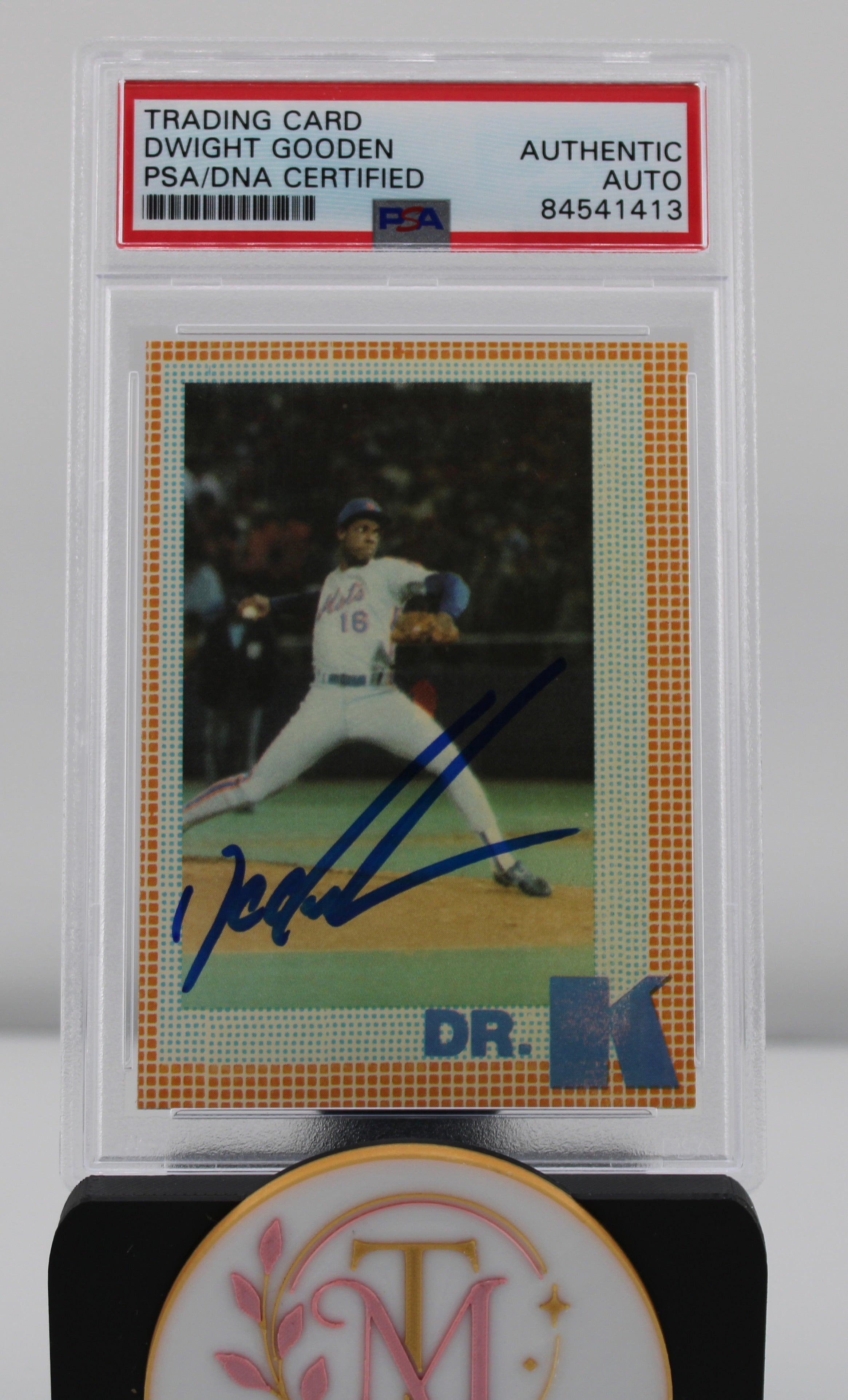 Dwight Gooden "Dr. K" Signed Trading Card PSA/DNA Certified Authentic Auto