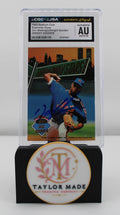 1993 Stadium Club Superstar Duos Mattingly/Gooden Dwight Gooden Auto CGC/JSA AU 10 - Front