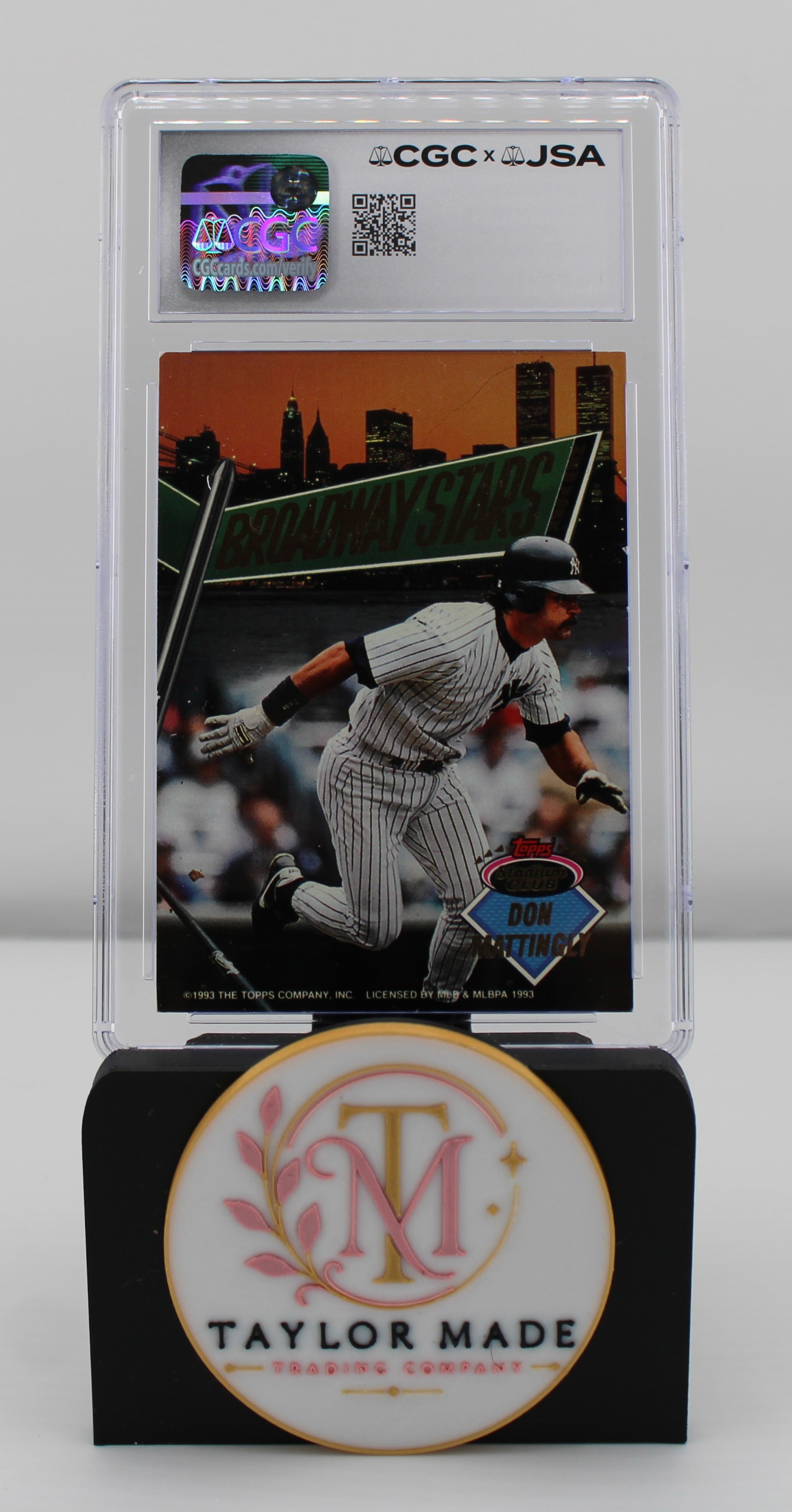1993 Stadium Club Superstar Duos Mattingly/Gooden Dwight Gooden Auto CGC/JSA AU Auto 10