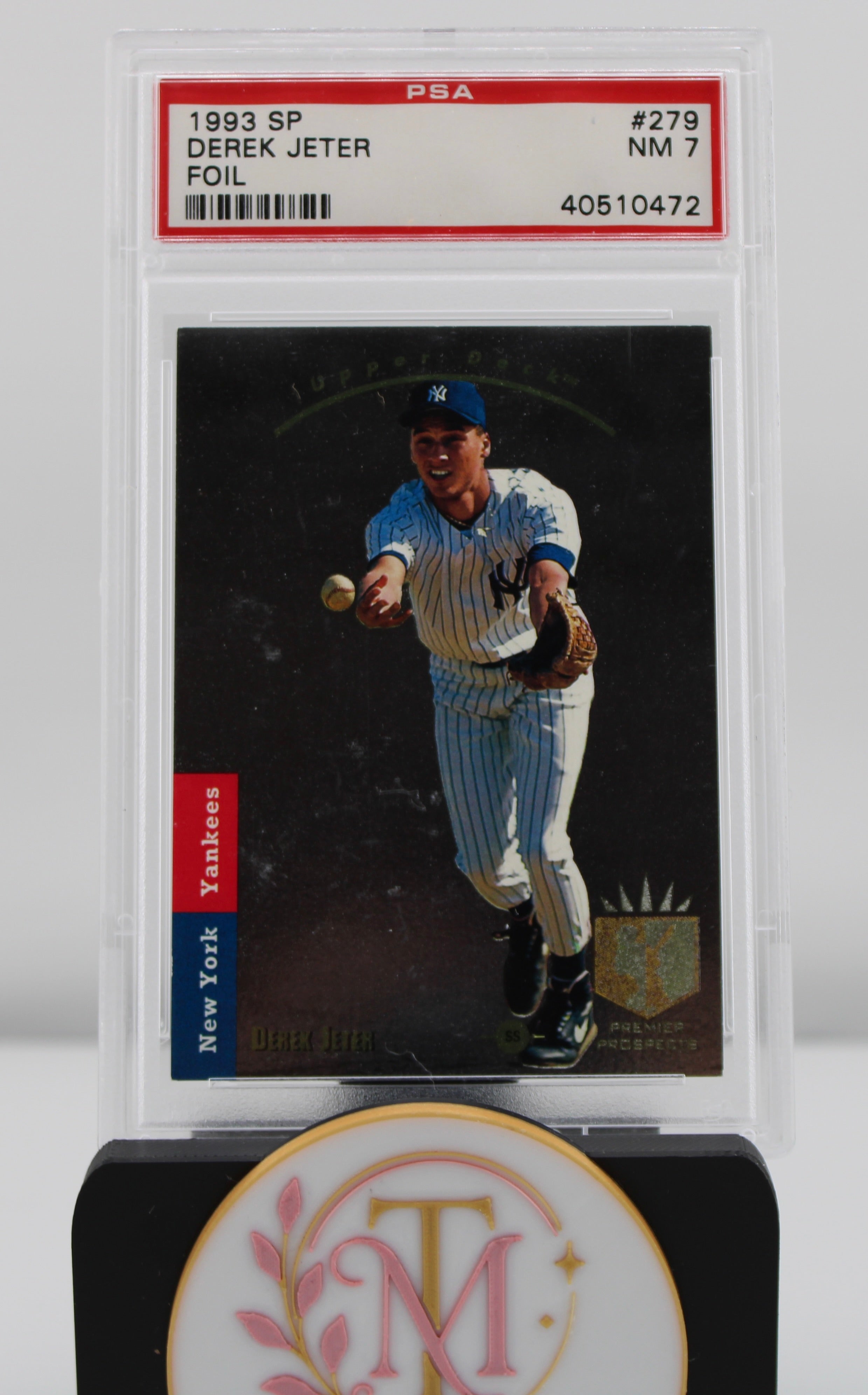 1993 SP #279 Derek Jeter Foil RC PSA NM 7