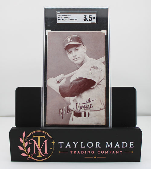 1947-66 Exhibits Mickey Mantle Batting CK Connected SGC VG+ 3.5 - Front