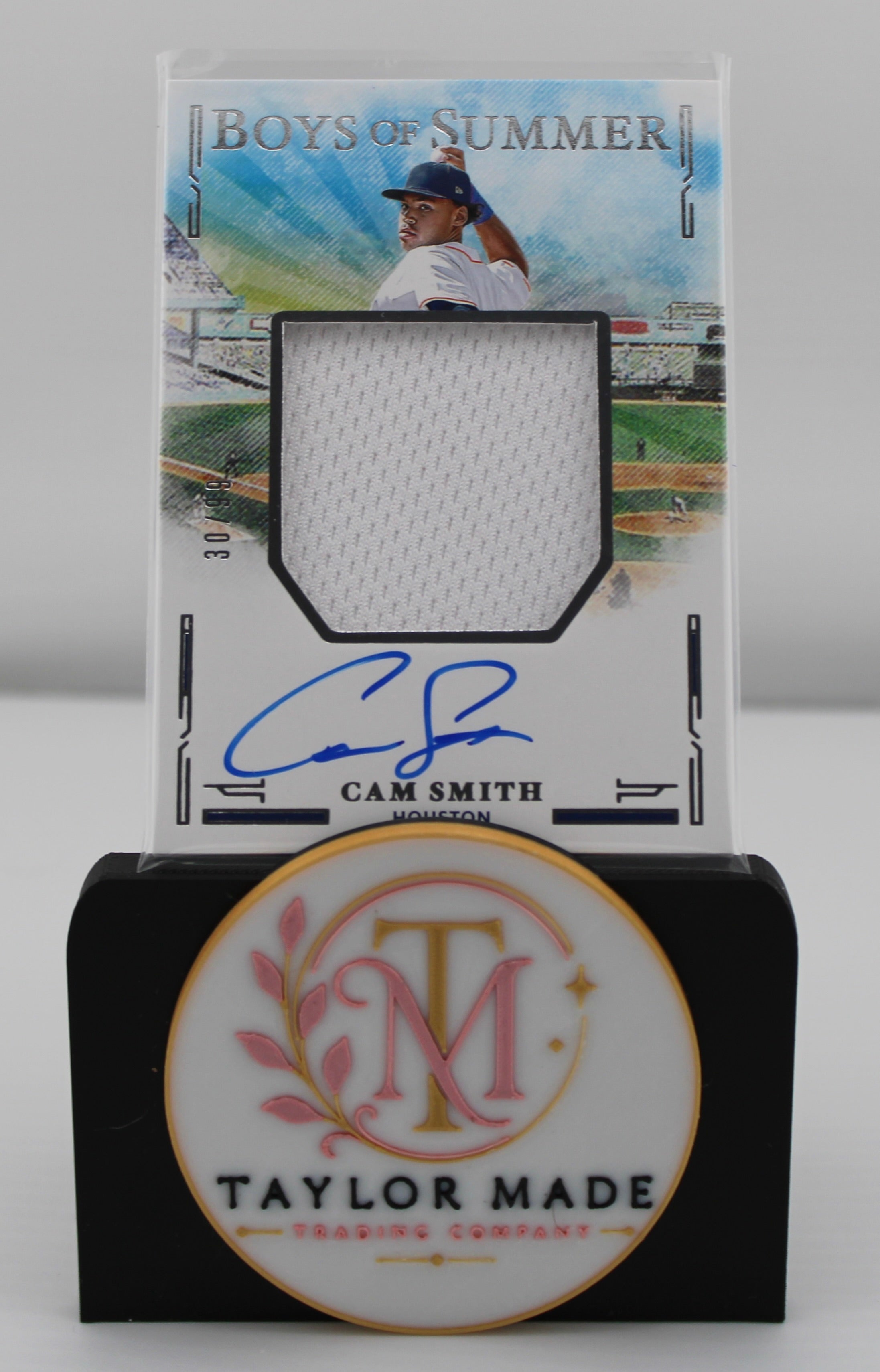 2025 Panini Boys of Summer #JMS-CS Cam Smith Jersey Auto /199 - Front