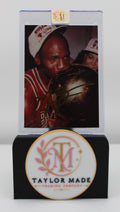 1993 American Holding Company Michael Jordan Card #3 of 5 Set #1316/10000 - Front (Championship Trophy)