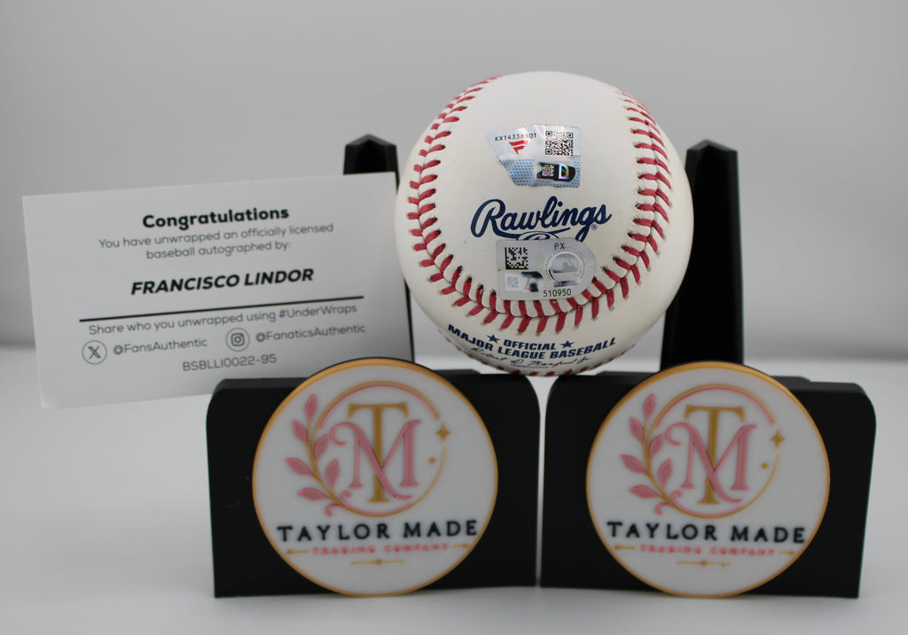 Francisco Lindor Autographed Official MLB Baseball - With Fanatics Authentic COA Card