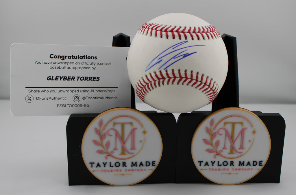 Gleyber Torres Autographed Official MLB Authenticated Baseball - With Fanatics Authentic COA Card