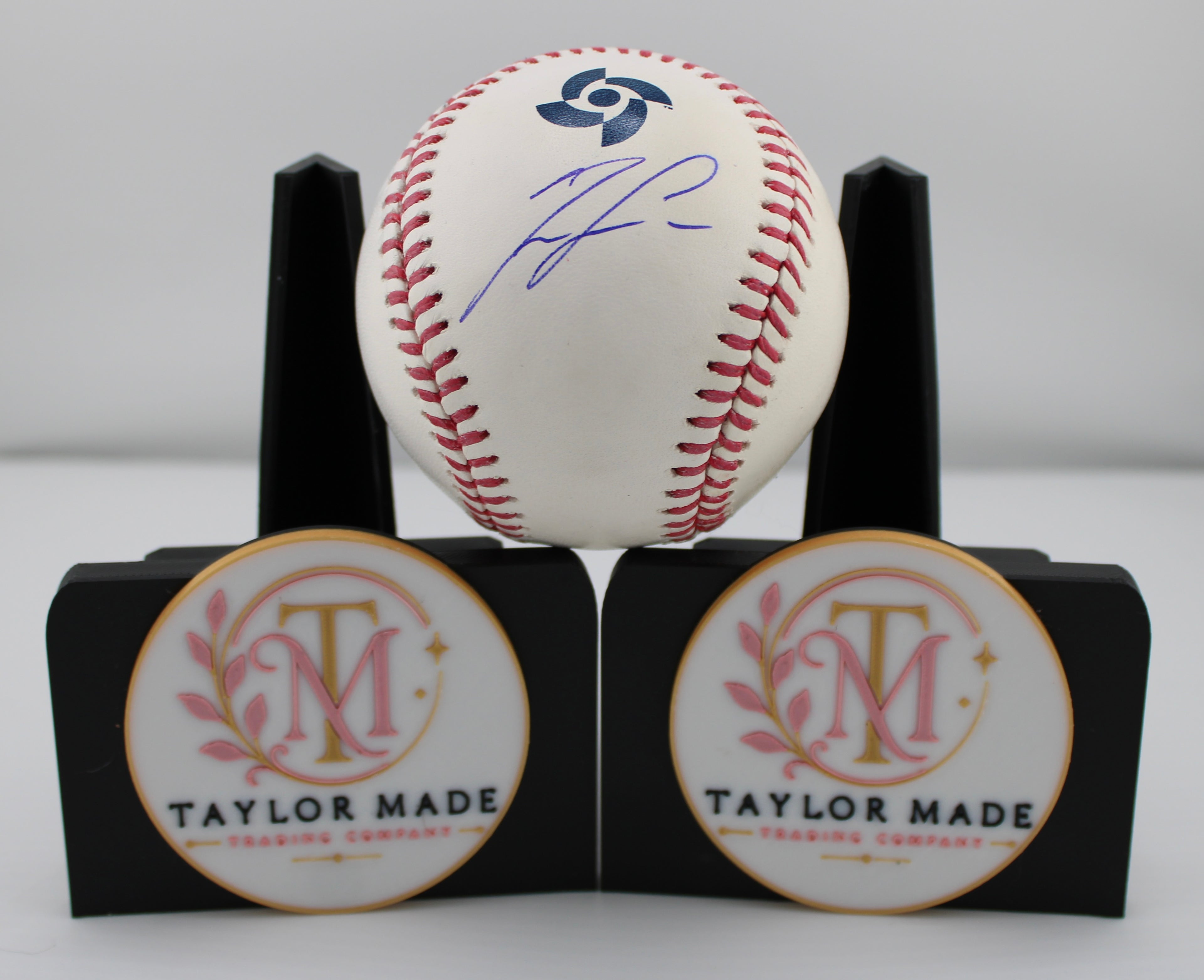 Ronald Acuña Jr. Autographed 2026 World Baseball Classic Ball - Signature Side