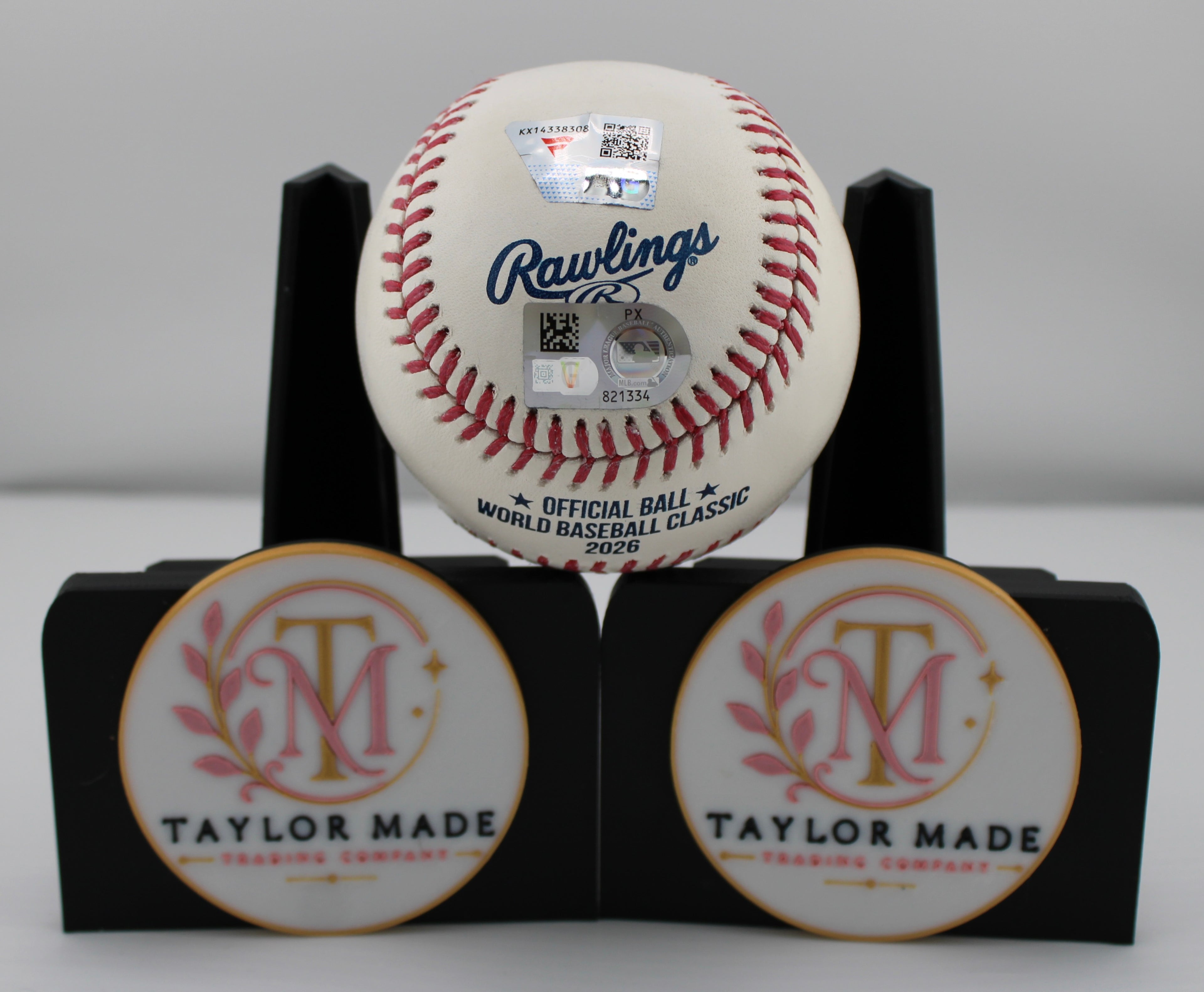 Ronald Acuña Jr. Autographed 2026 World Baseball Classic Ball - Rawlings Side with WBC 2026 Logo and Authentication Stickers