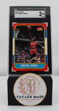 Michael Jordan 1986-87 Fleer #57 Rookie Card SGC 2 - Front