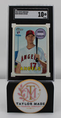 Shohei Ohtani 2018 Topps Heritage #600 Rookie Card SGC 10 GM - Front
