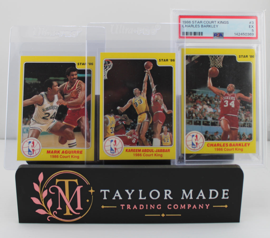 1986 Star Court Kings Lot - Larry Bird PSA 5 front