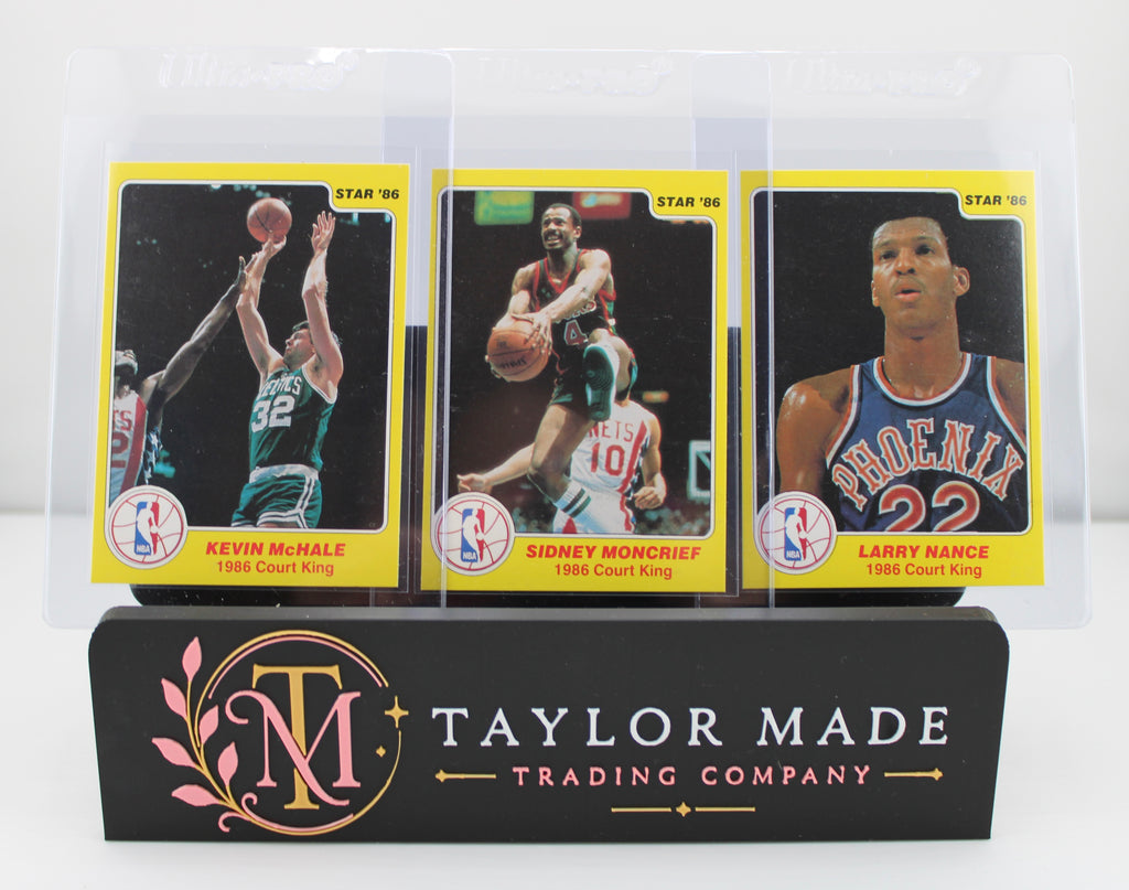 1986 Star Court Kings Lot - Ralph Sampson, Isiah Thomas, Andrew Toney front