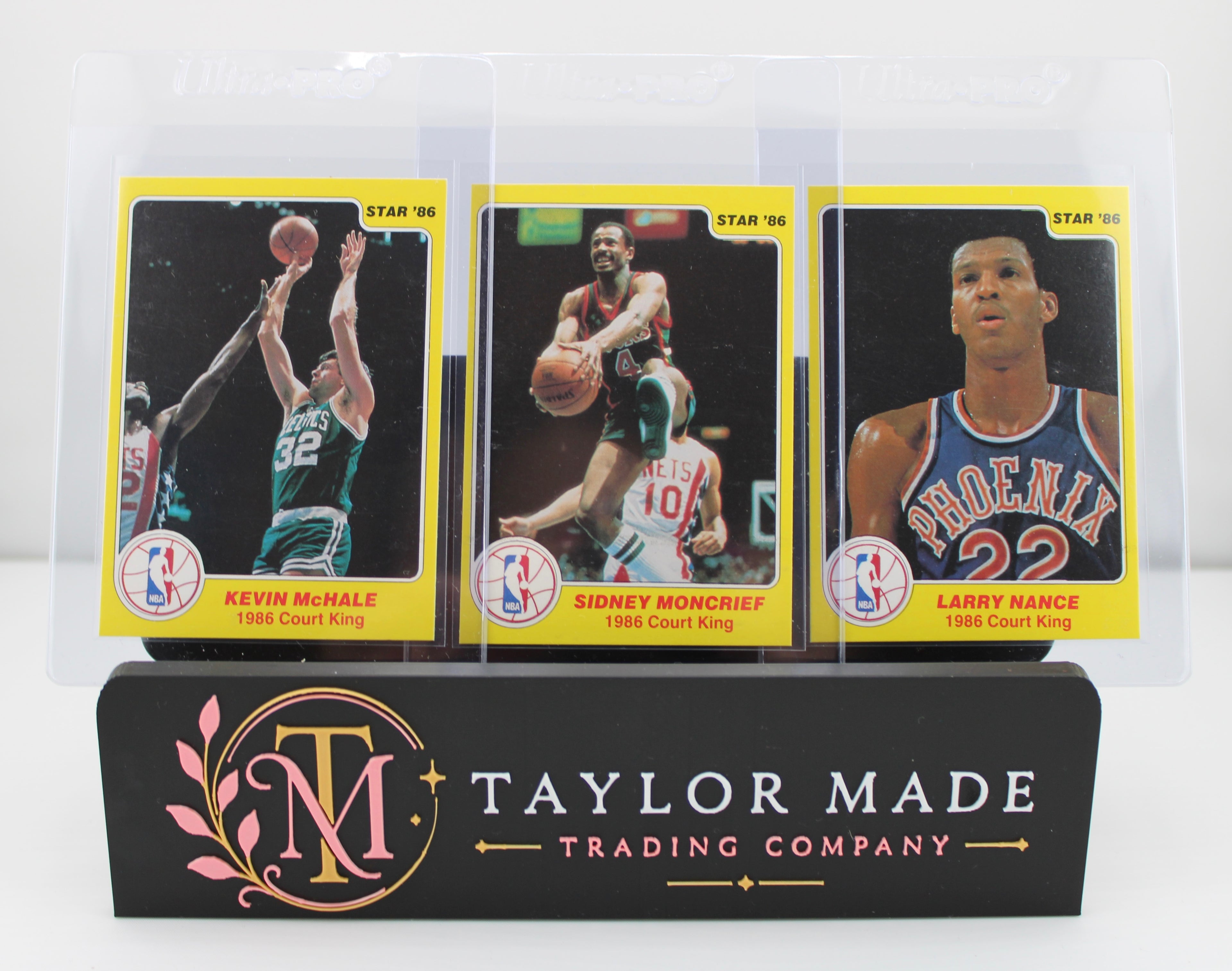 1986 Star Court Kings Lot - Ralph Sampson, Isiah Thomas, Andrew Toney front