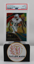 2023 Panini Select #274 De'Von Achane Die-Cut Tie-Dye Prizm PSA 10 /25 - Card front