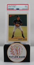1993 Bowman #511 Derek Jeter PSA 9 MINT - Card front fielding pose