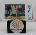1997 Denny's #14 Derek Jeter 3-D Hologram PSA 9 - Card front fielding pose
