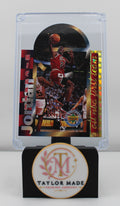 1996 Upper Deck Authenticated Michael Jordan All-NBA First Team Die-Cut #0233/2500 - Card front with gold holographic foil panel